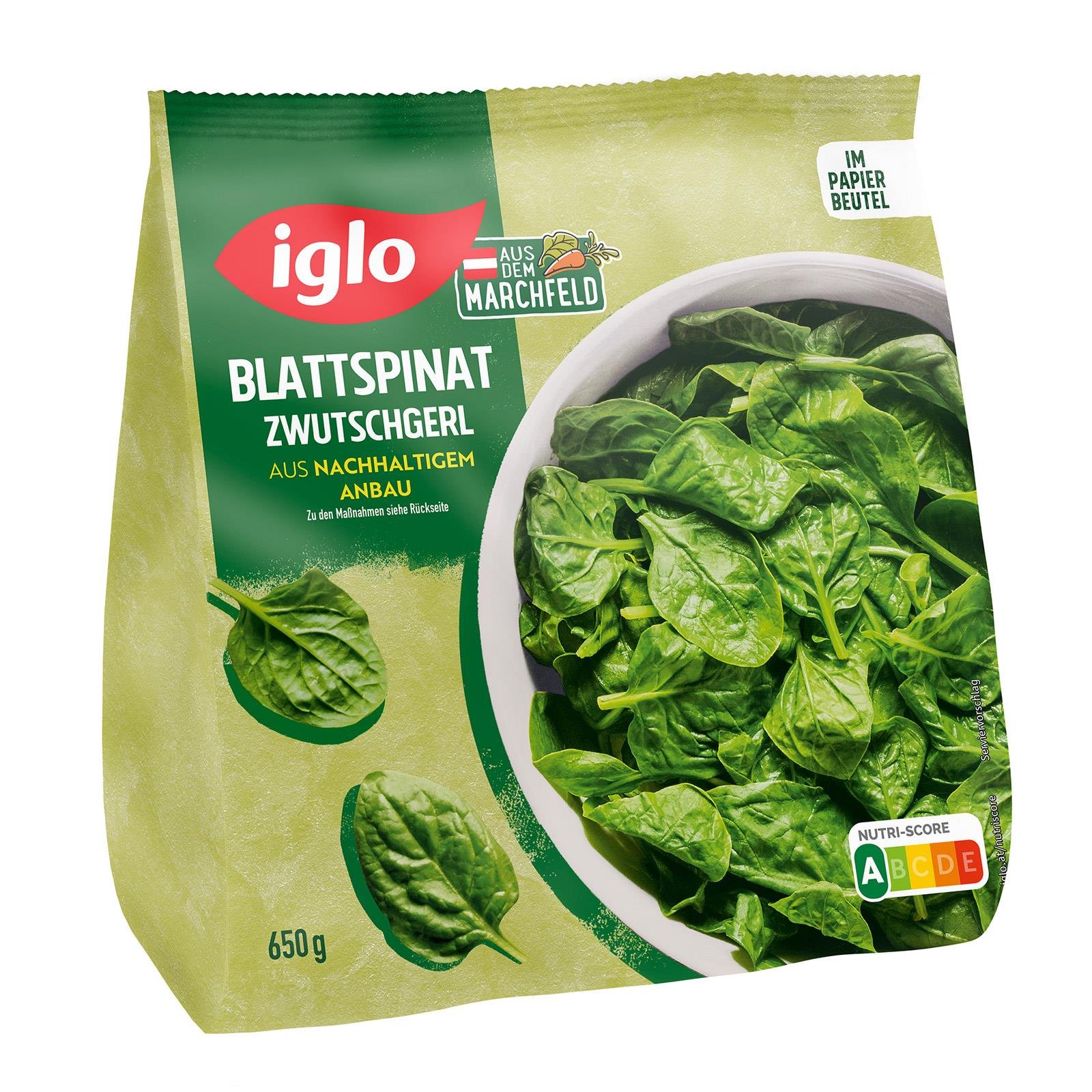 Iglo Blattspinat Zwutschgerl