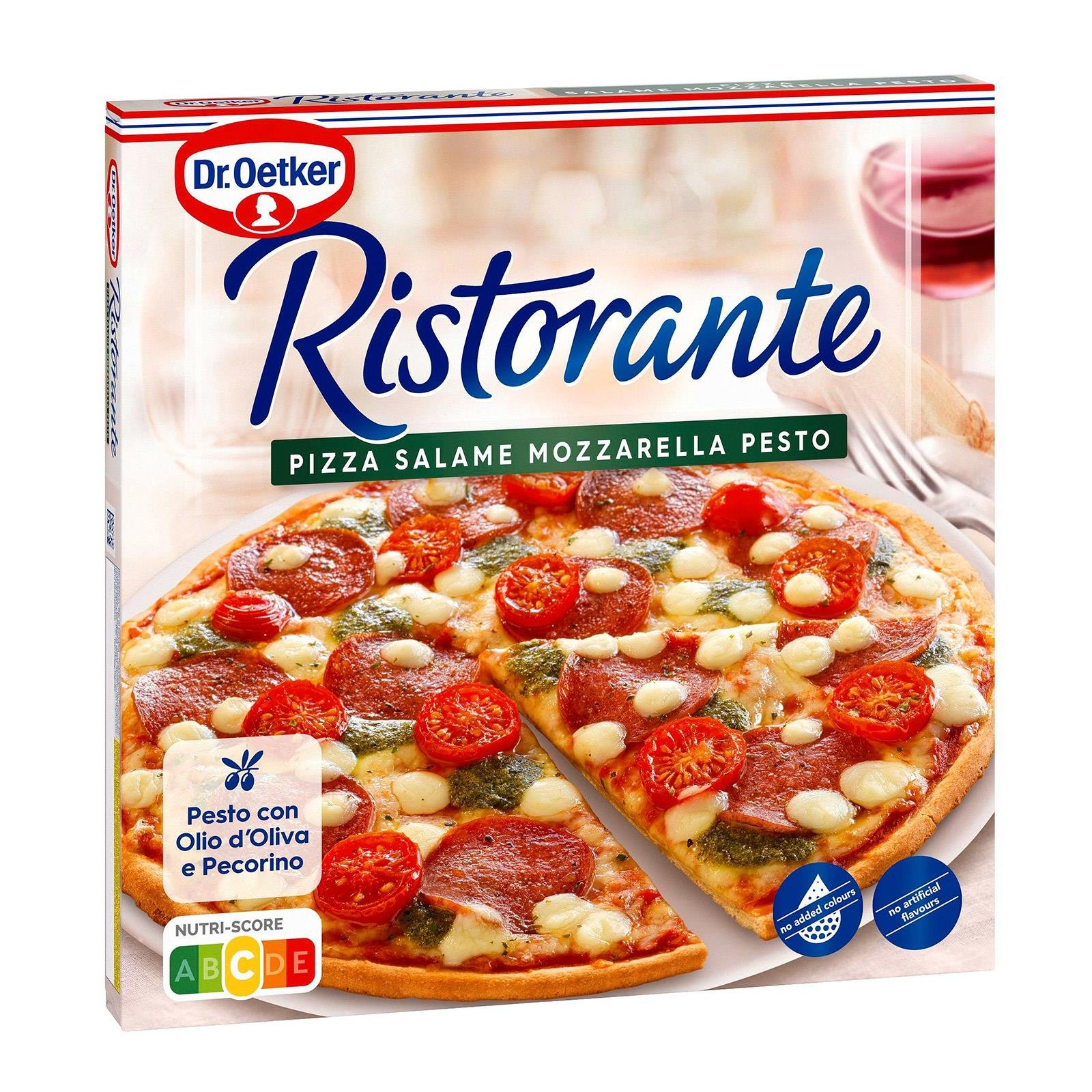 Dr. Oetker Ristorante Pizza Salame Mozzarella Pesto