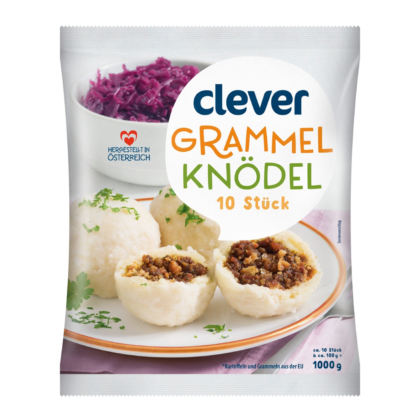 Clever Grammelknödel
