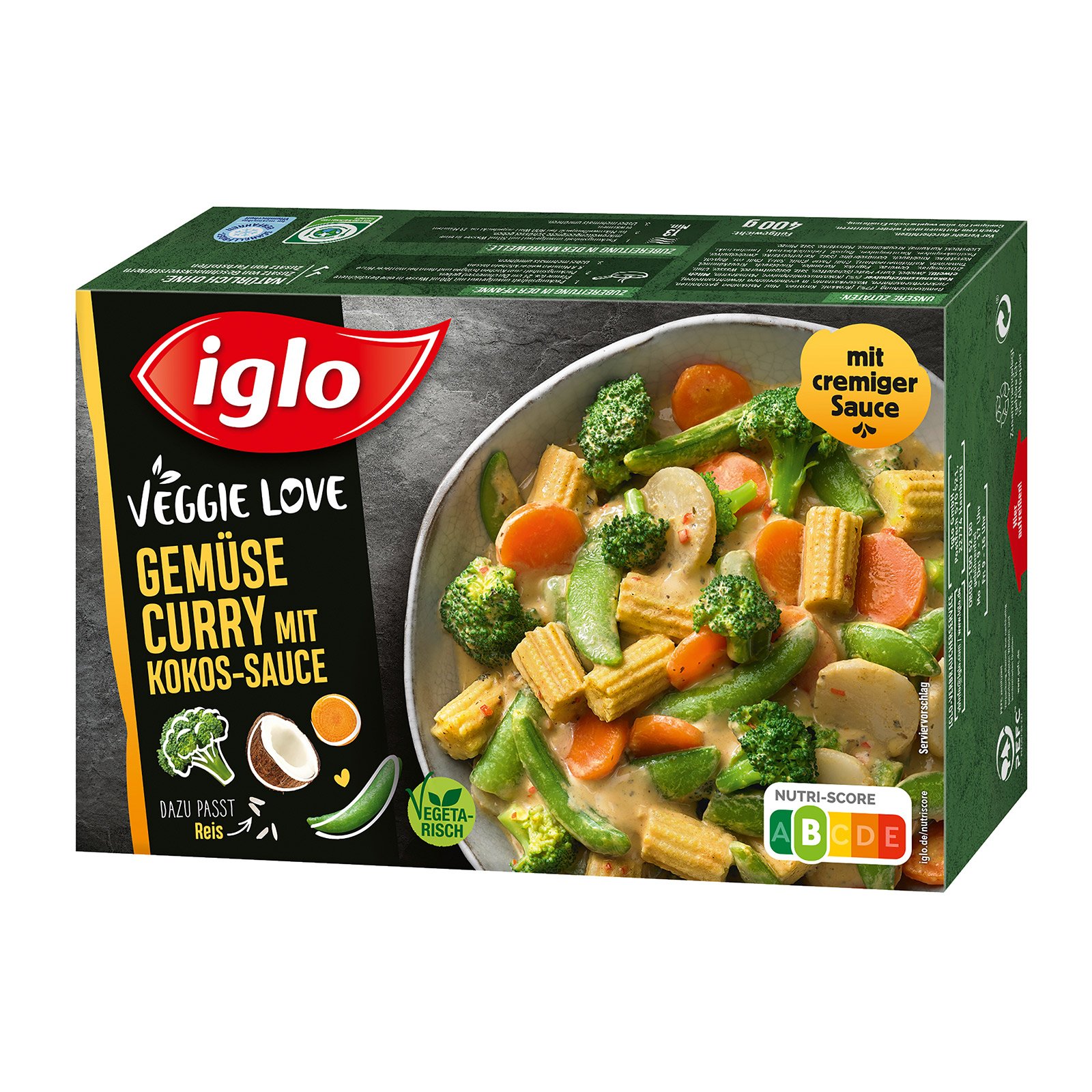 Iglo Veggie Love Gemüse Curry