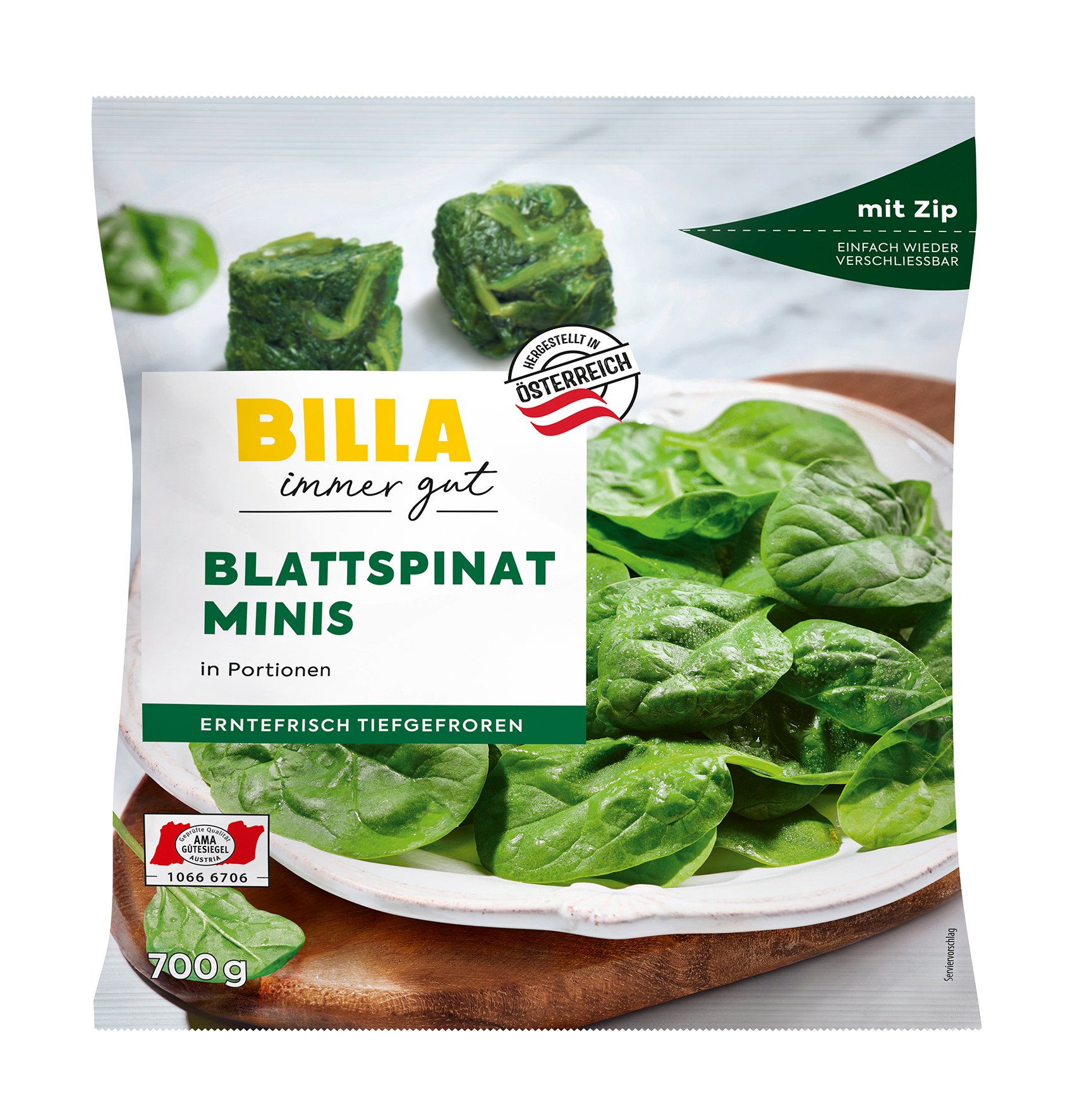 BILLA Blattspinat