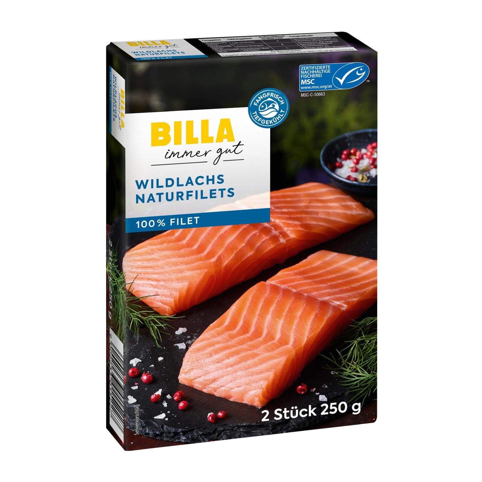 BILLA Wildlachs-Filets