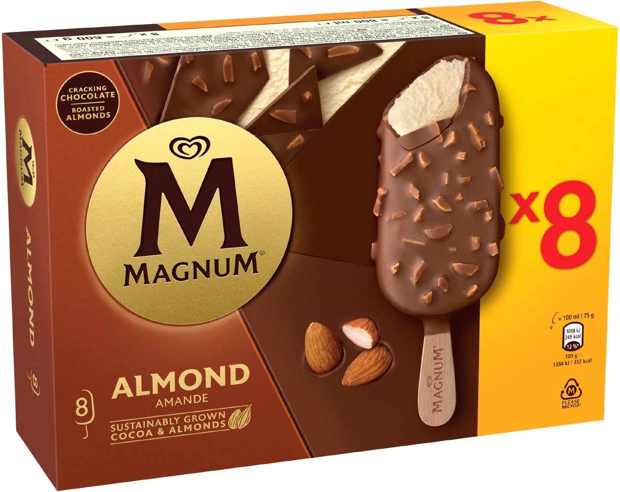 Eskimo Magnum Mandel 8er
