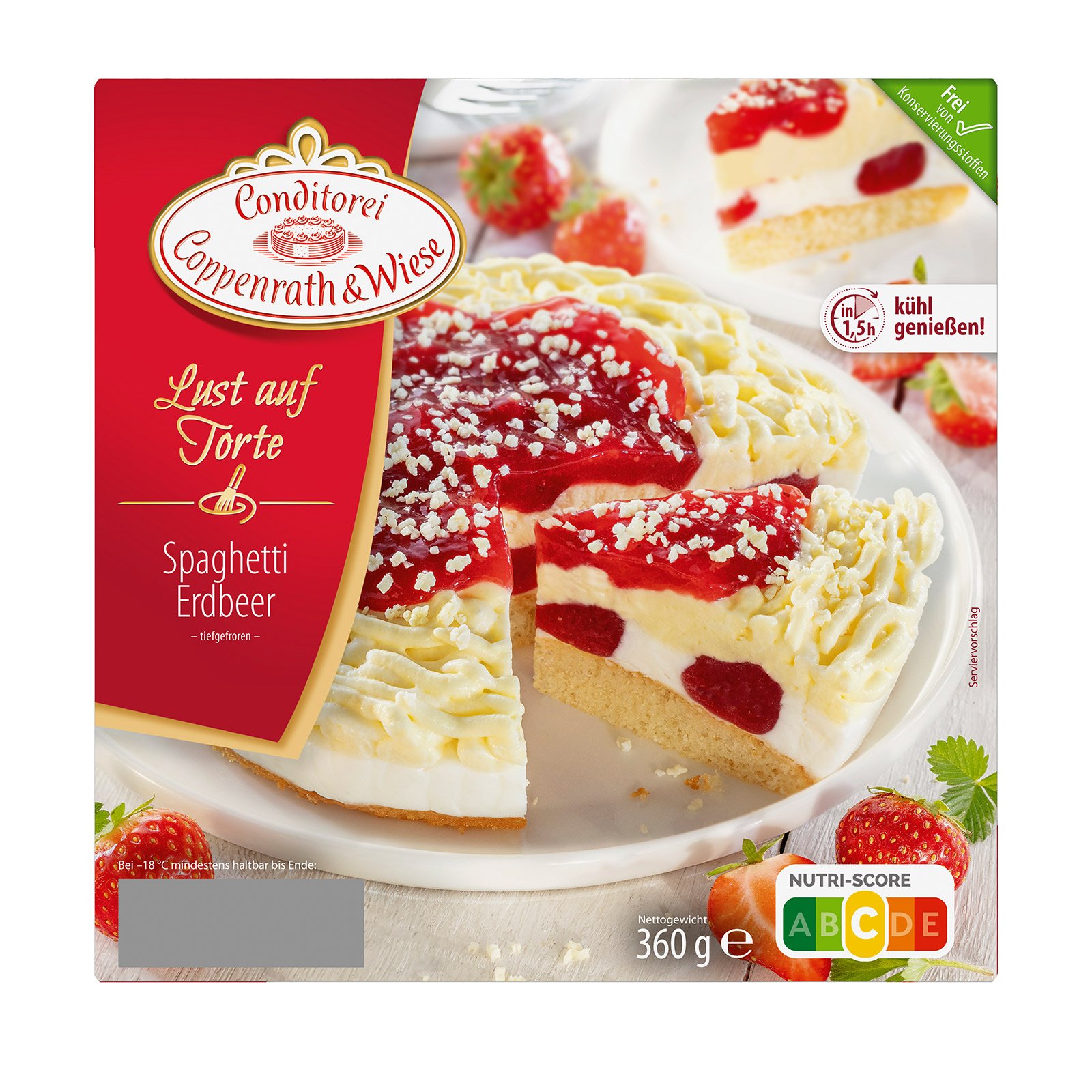Coppenrath & Wiese Spaghetti-Erdbeer-Torte