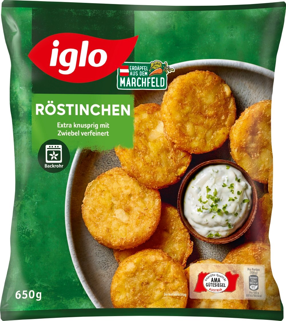 Iglo Backrohr Röstinchen