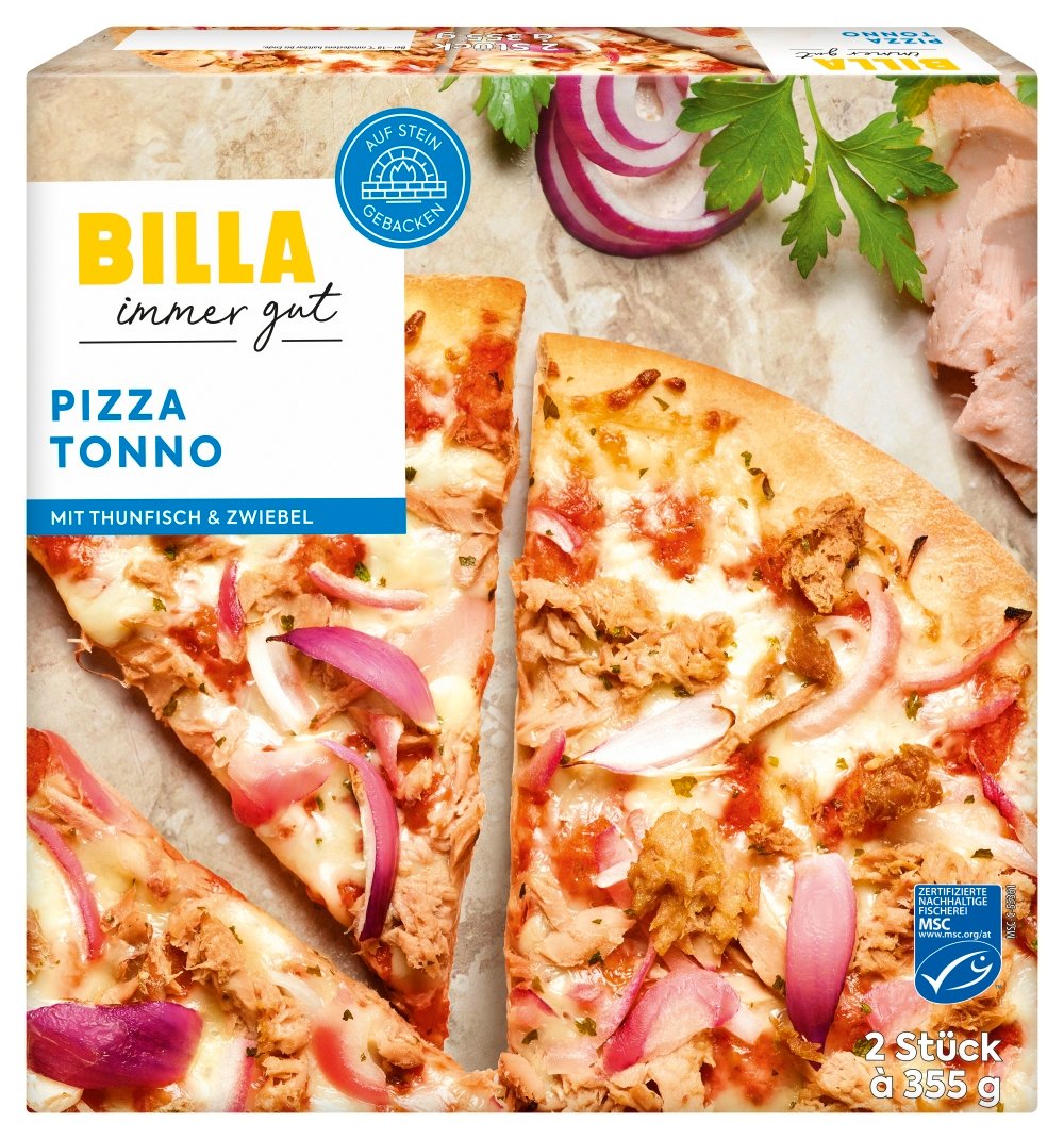 BILLA Steinofen Pizza Tonno 2er