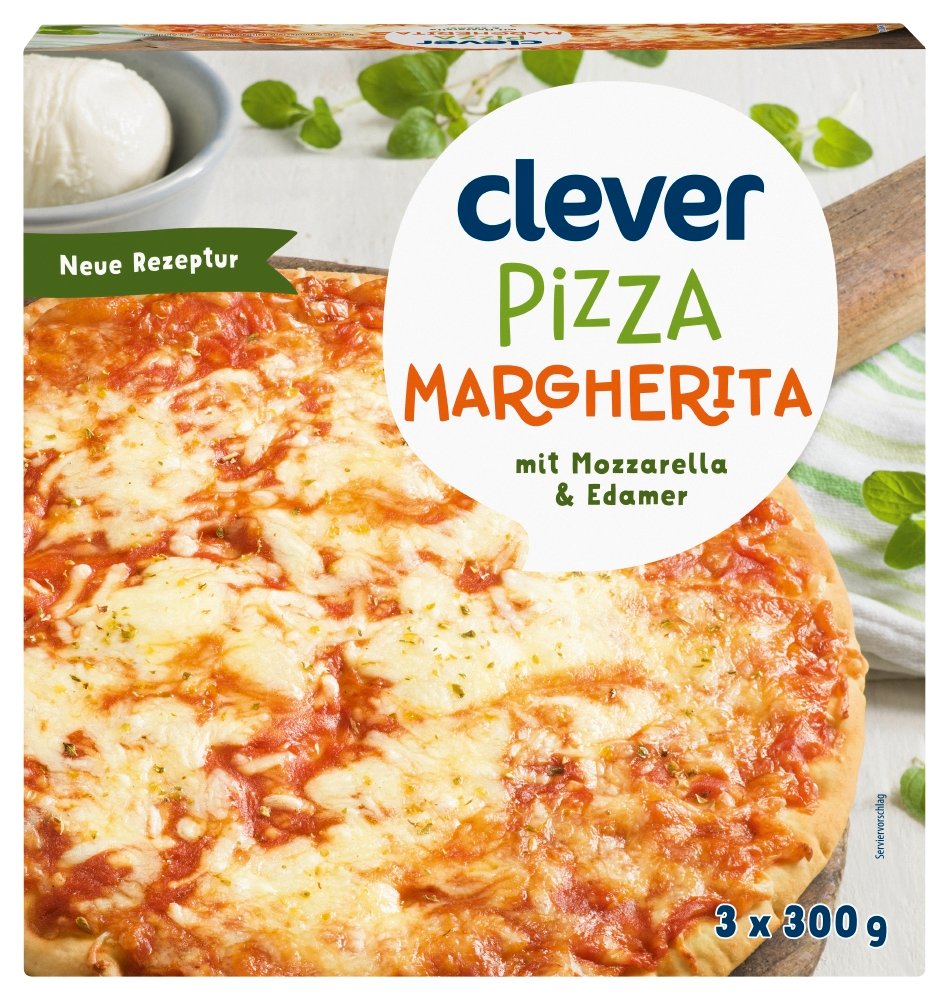 Clever Pizza Margherita 3er