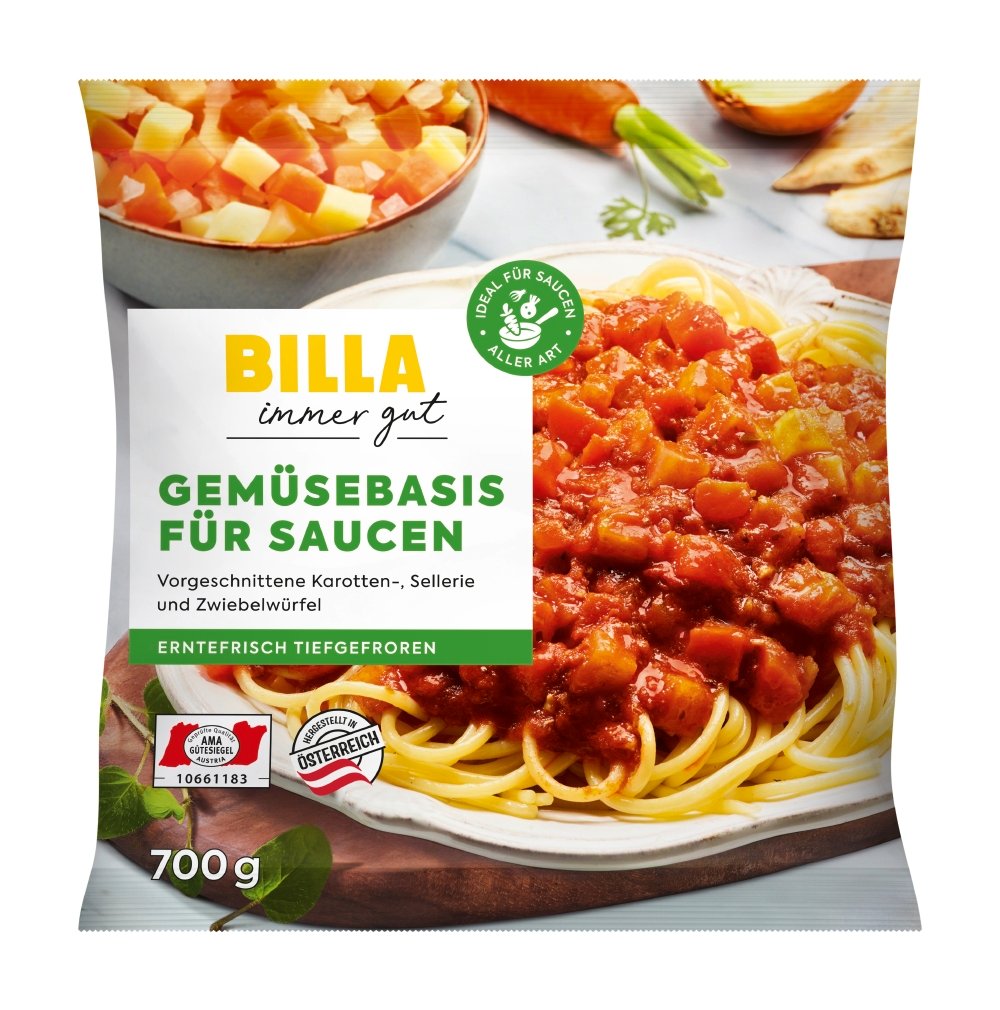 BILLA Gemüsebasis für Saucen AMA