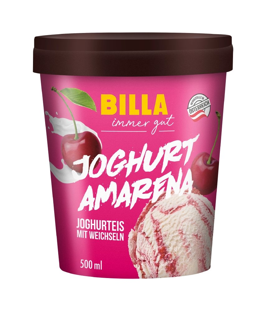 BILLA Joghurt Amarena Eis