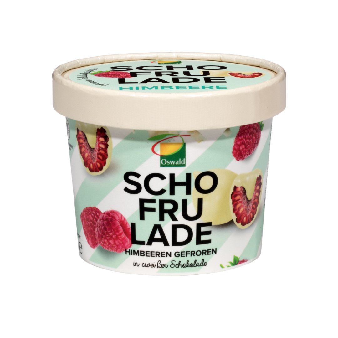 Oswald Schofrulade Himbeere weiße Schokolade