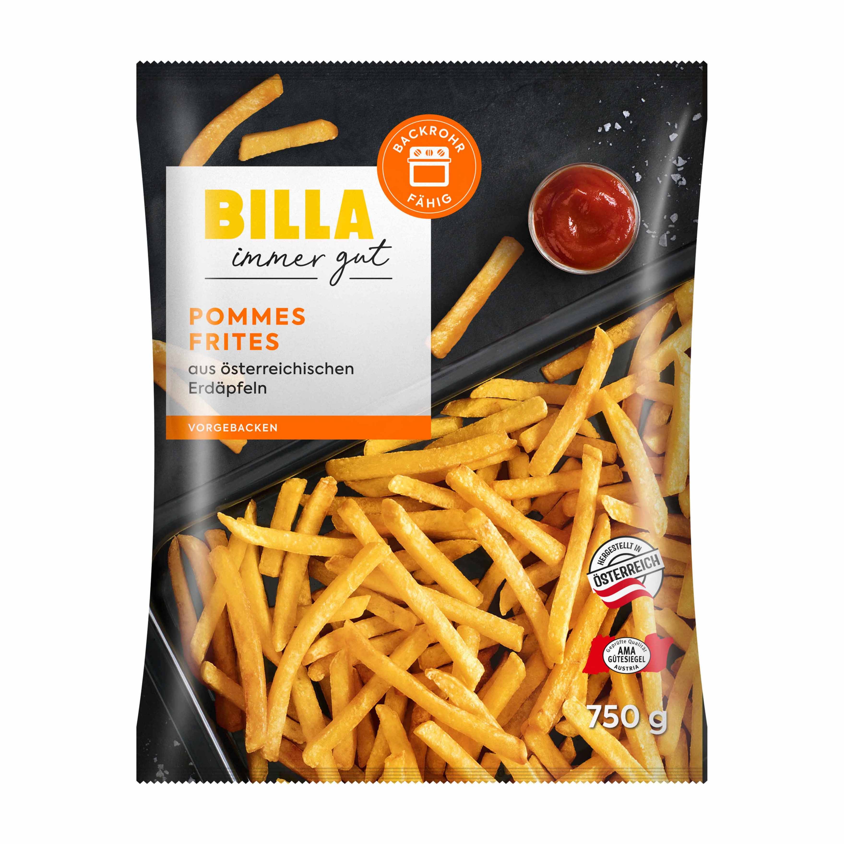 BILLA Backrohr Pommes