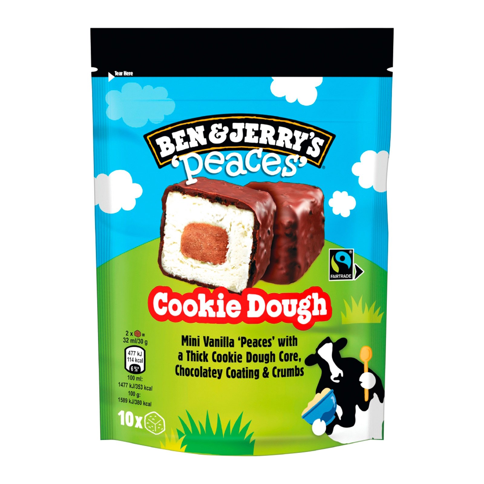 Ben & Jerry's Peaces Cookie Dough