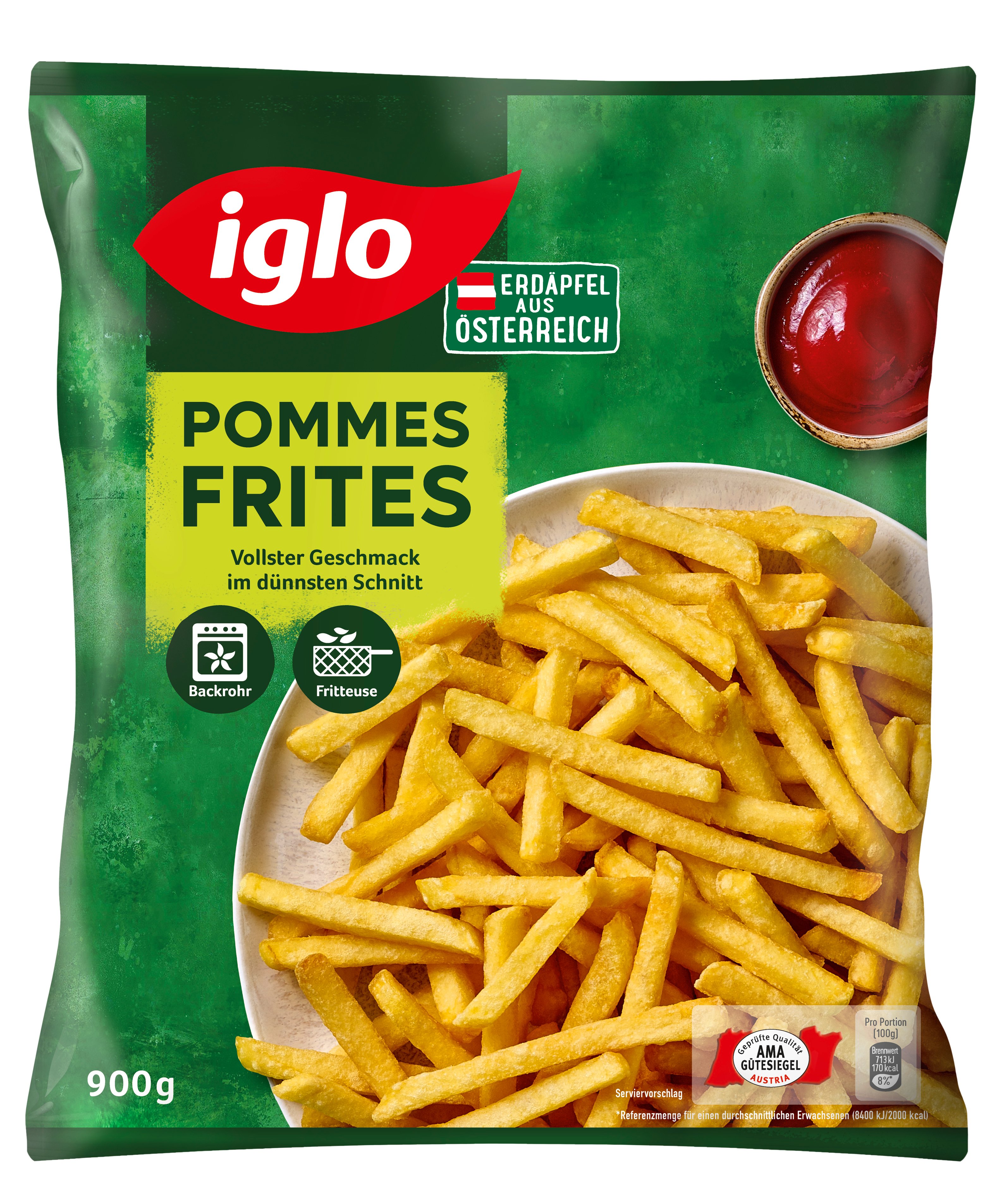 Iglo Backrohr/Fritteuse Pommes Frites