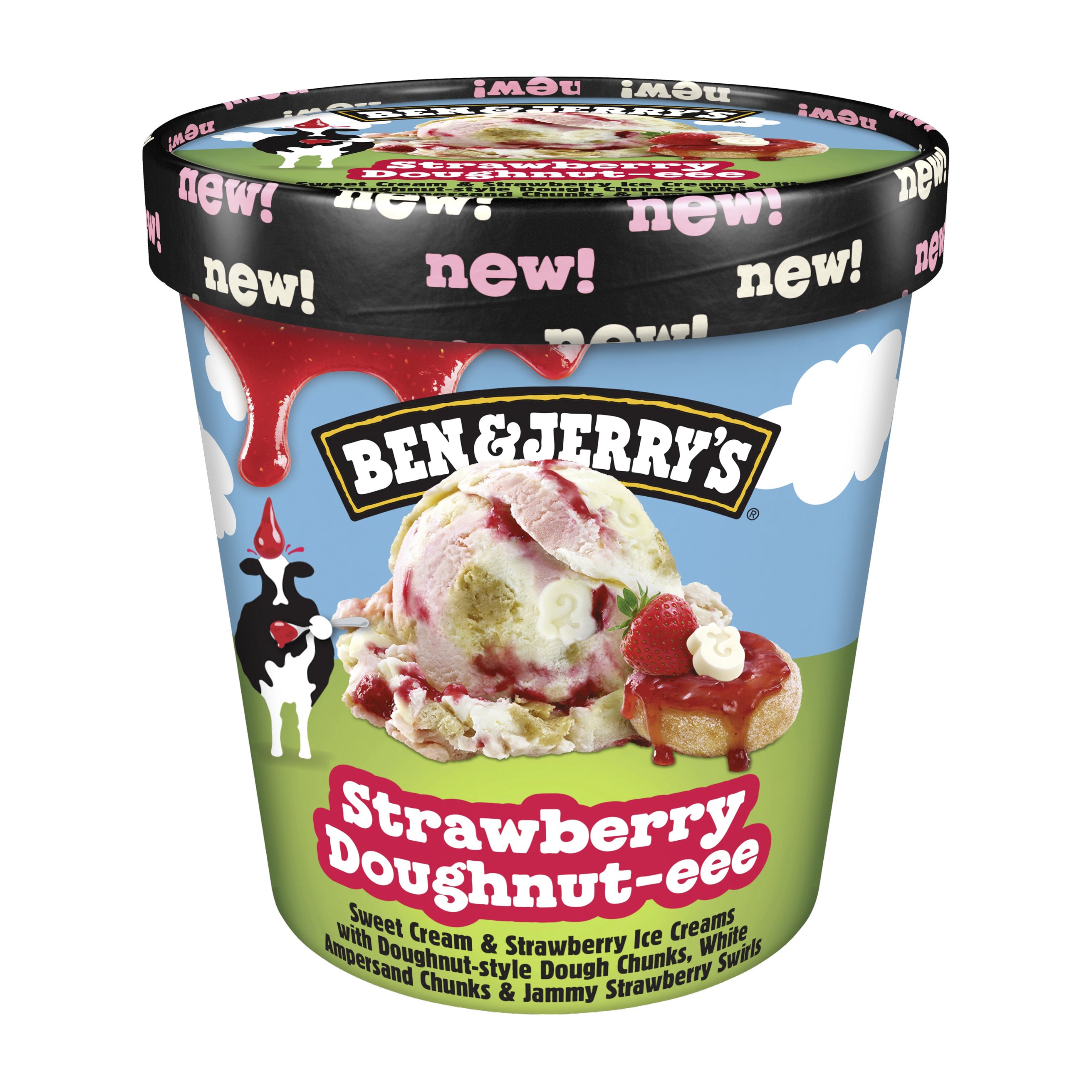 Ben & Jerry's Strawberry Doughnut-eee