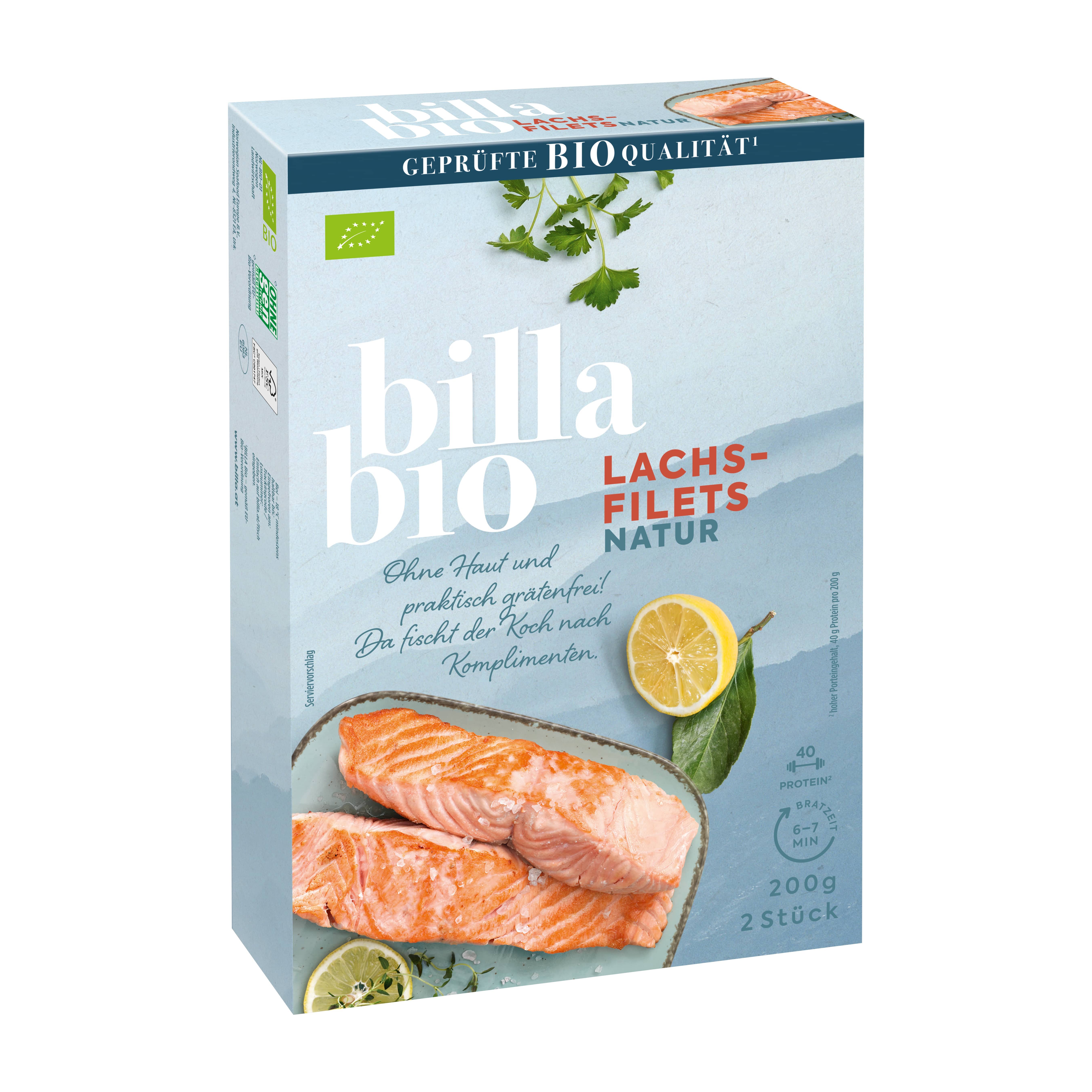 BILLA Bio Lachsfilet