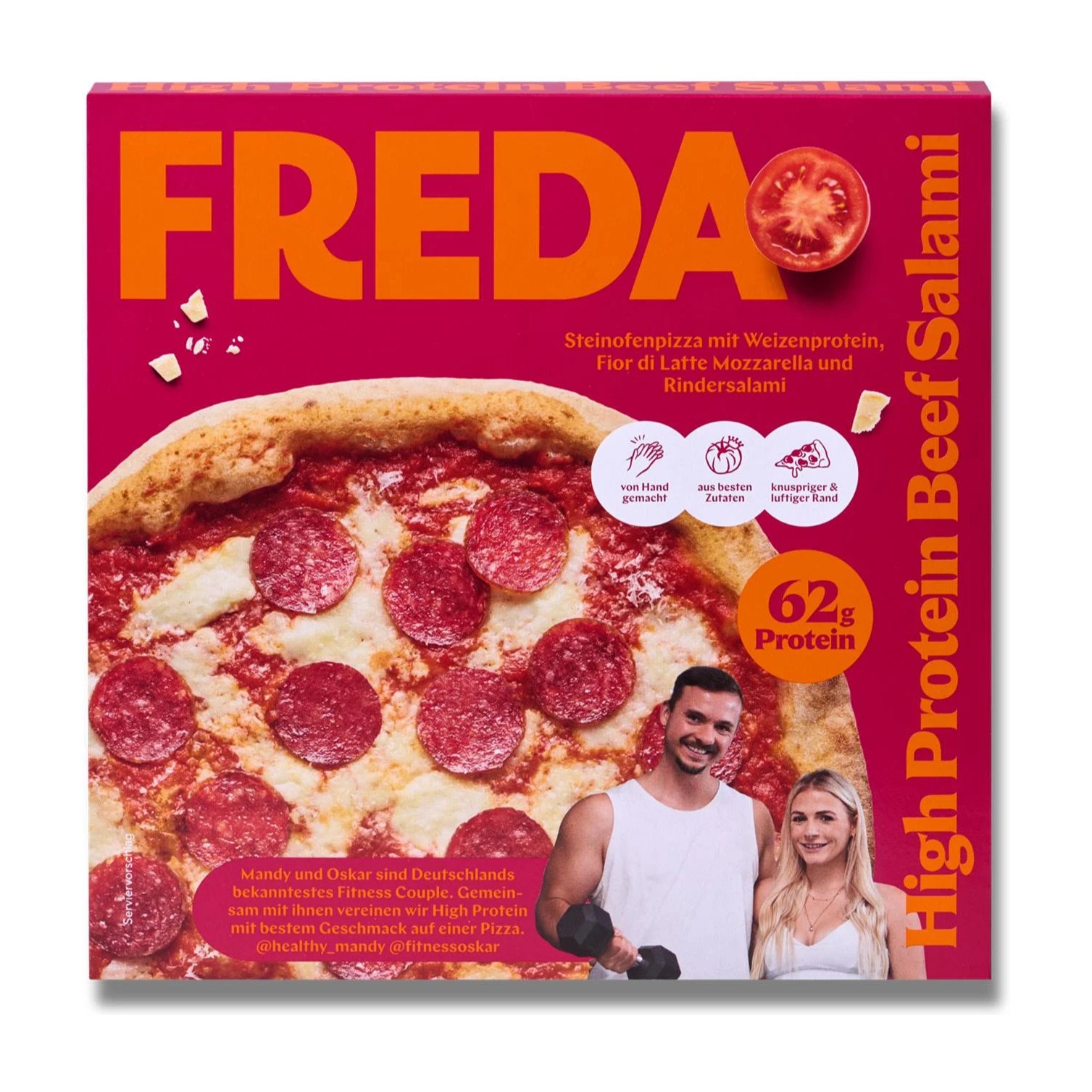 Freda High Protein Pizza Beef Salami