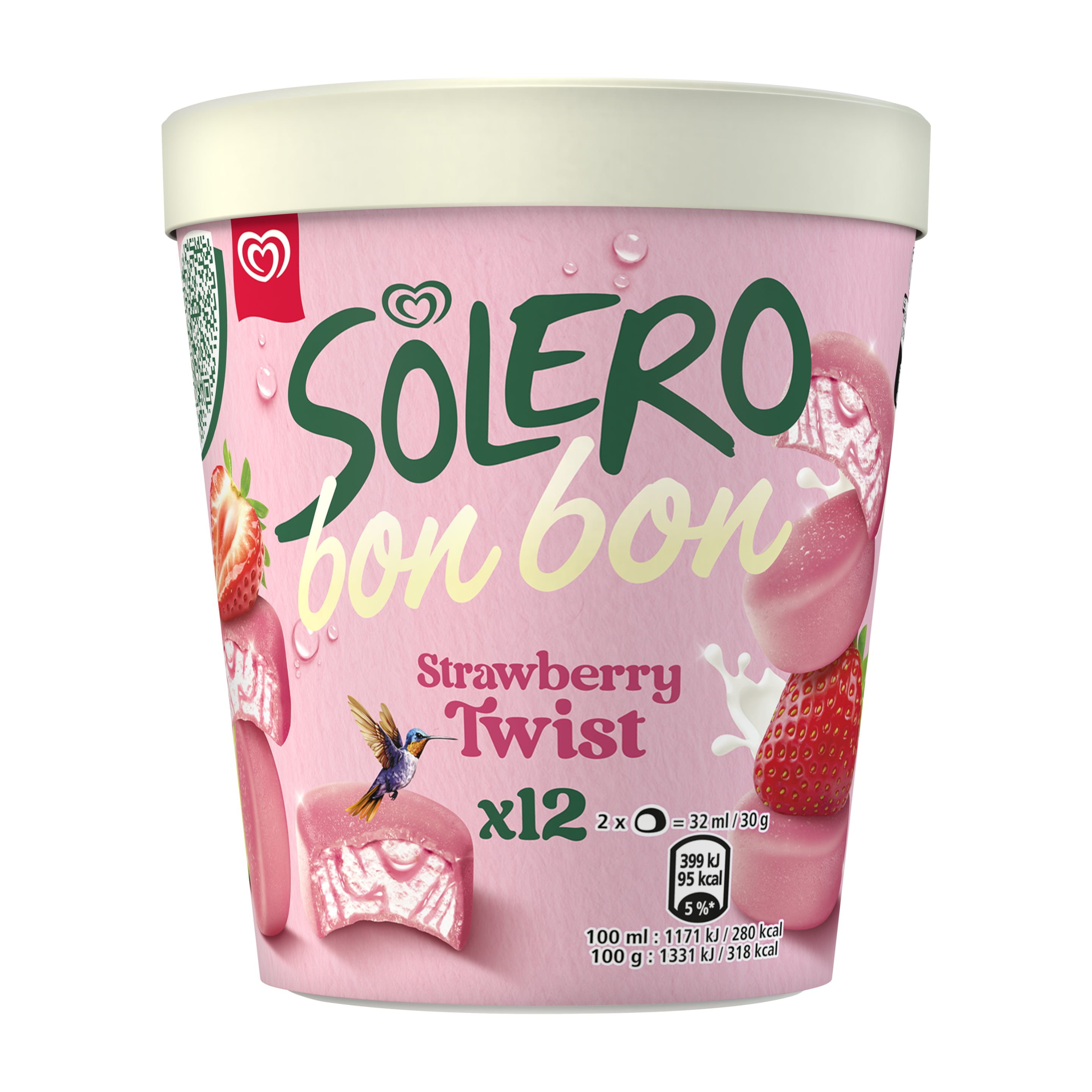 Eskimo Solero bonbon Strawberry Twist