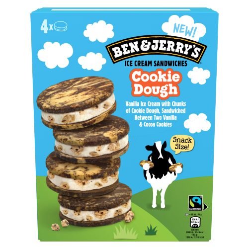 Ben & Jerry's Ice Cream Sandwiches Cookie Dough
