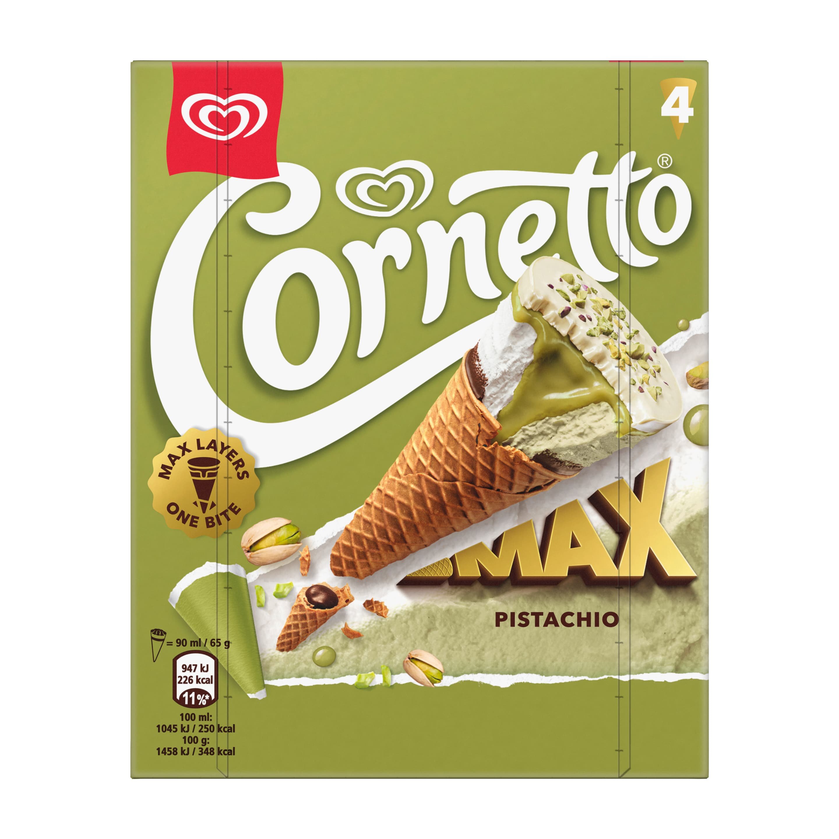 Eskimo Cornetto Max Pistachio