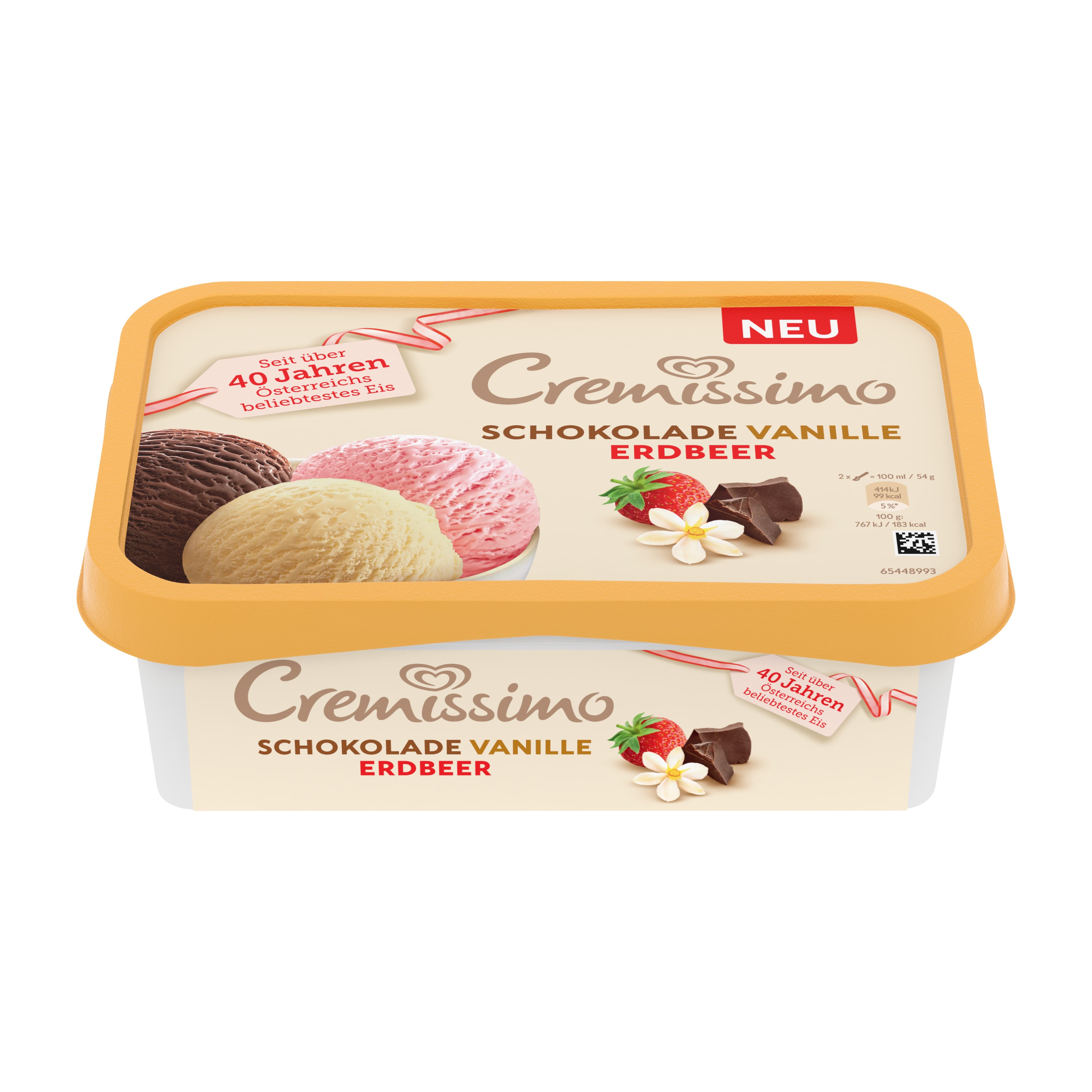 Eskimo Cremissimo Schoko Vanille Erdbeer