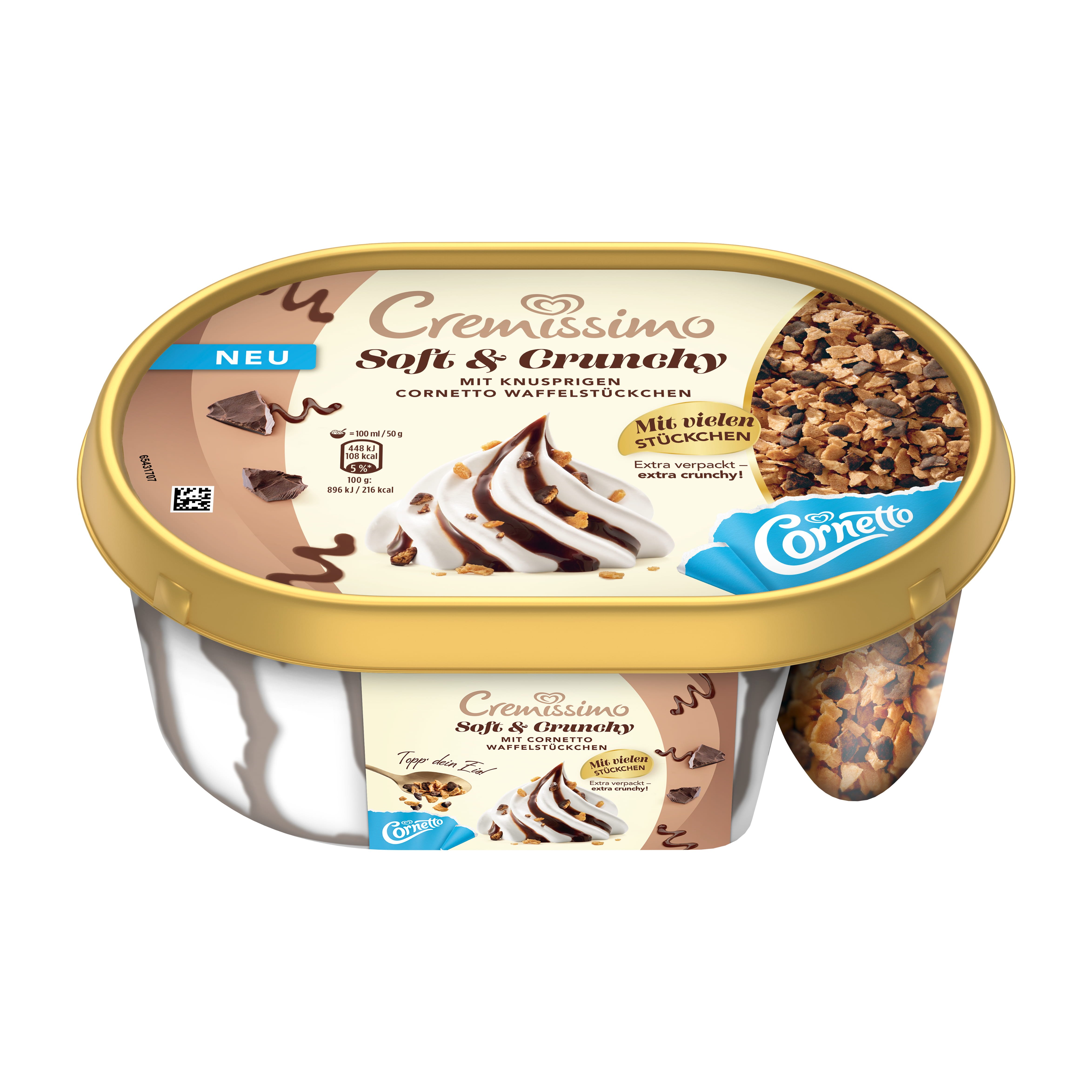 Eskimo Cremissimo Soft & Crunchy Schokolade
