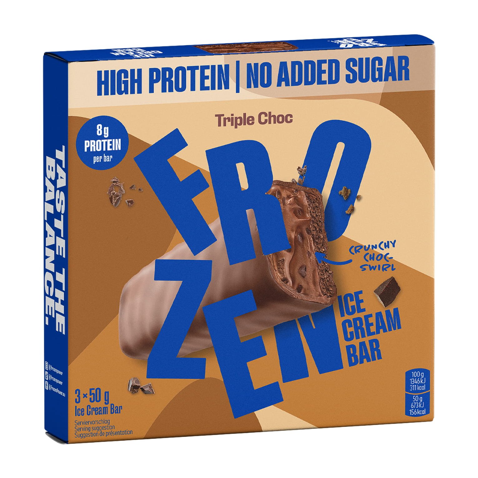 Frozen Power High Protein Eis Triple Choc