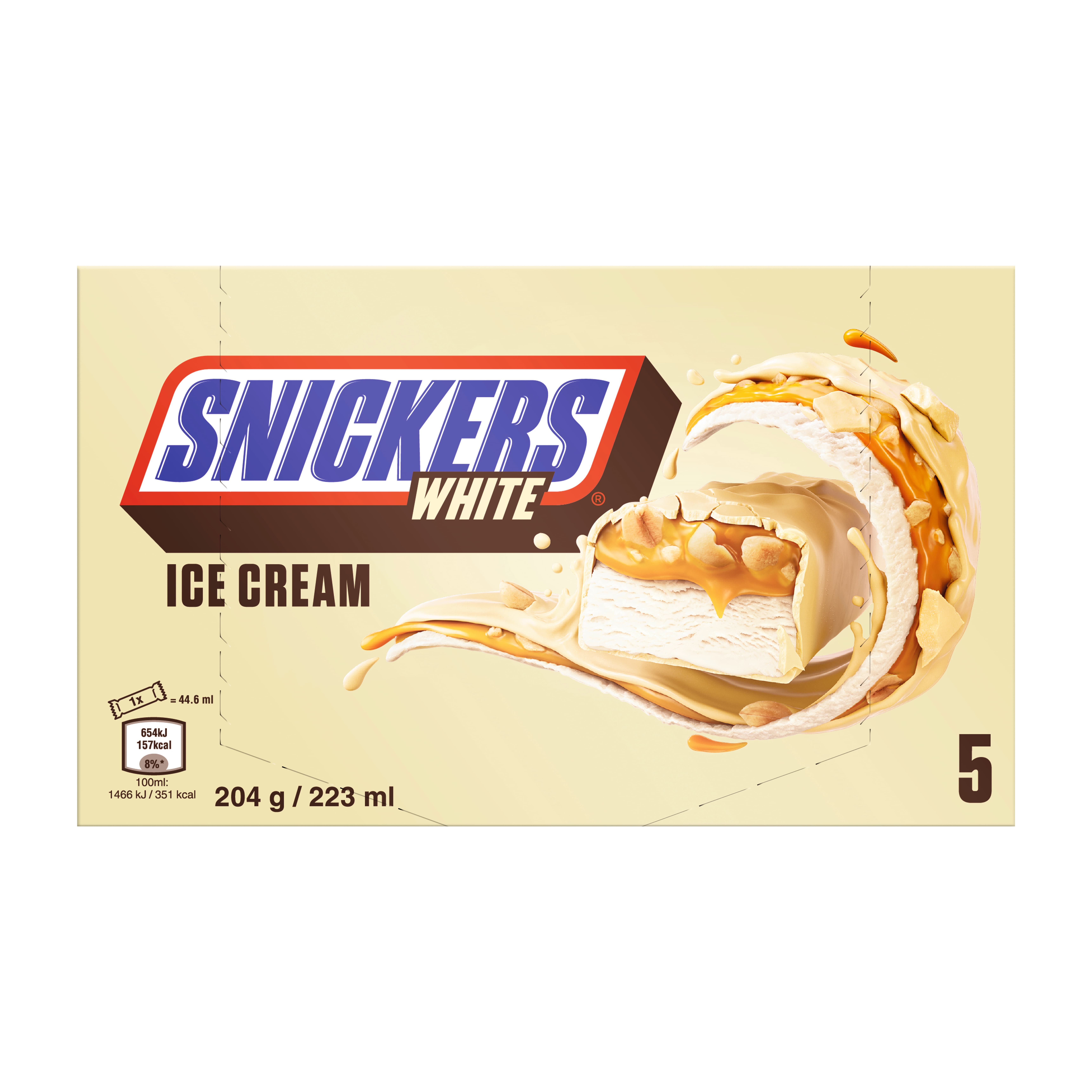 Snickers Ice Cream White
