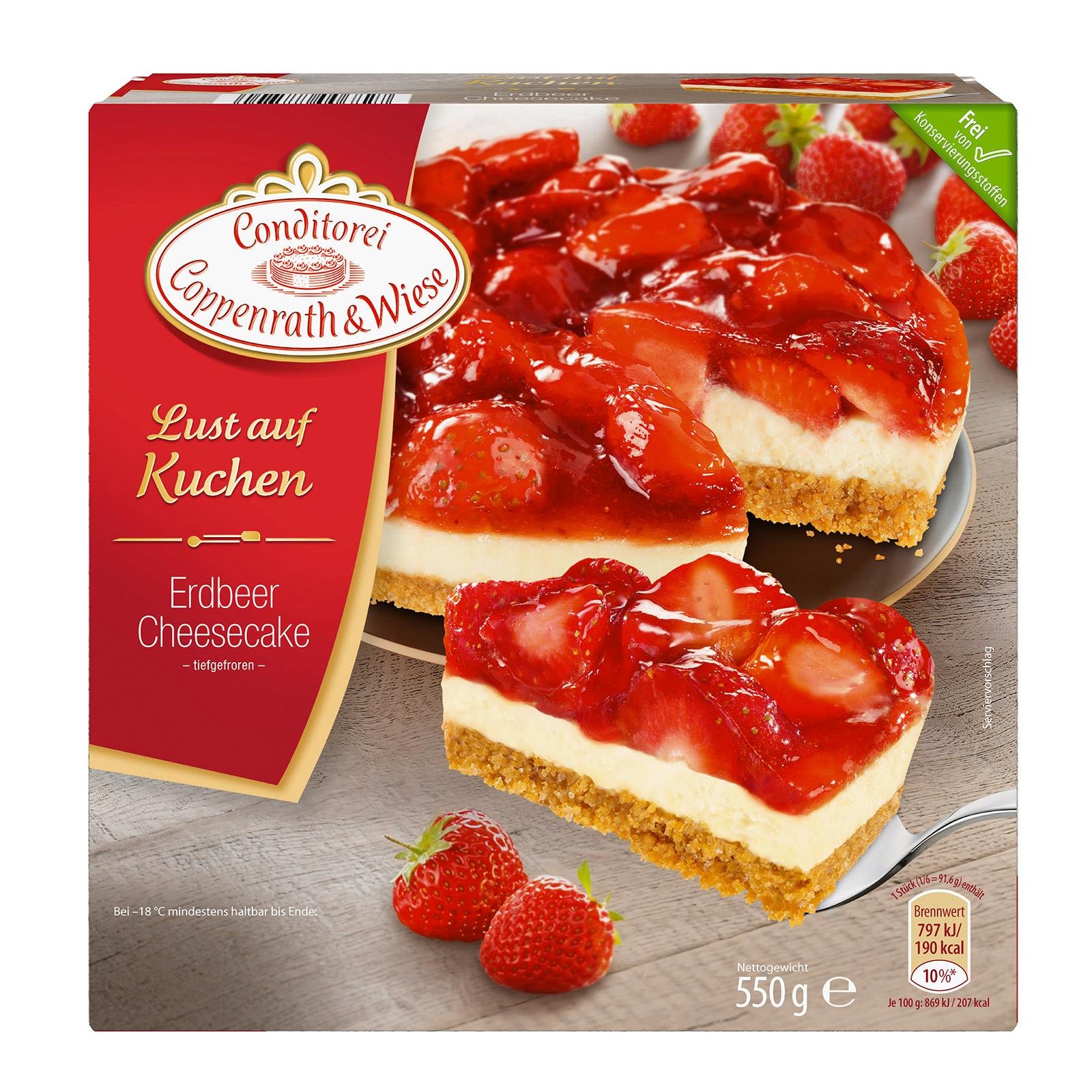 Coppenrath & Wiese Lust auf Kuchen Erdbeer Cheesecake
