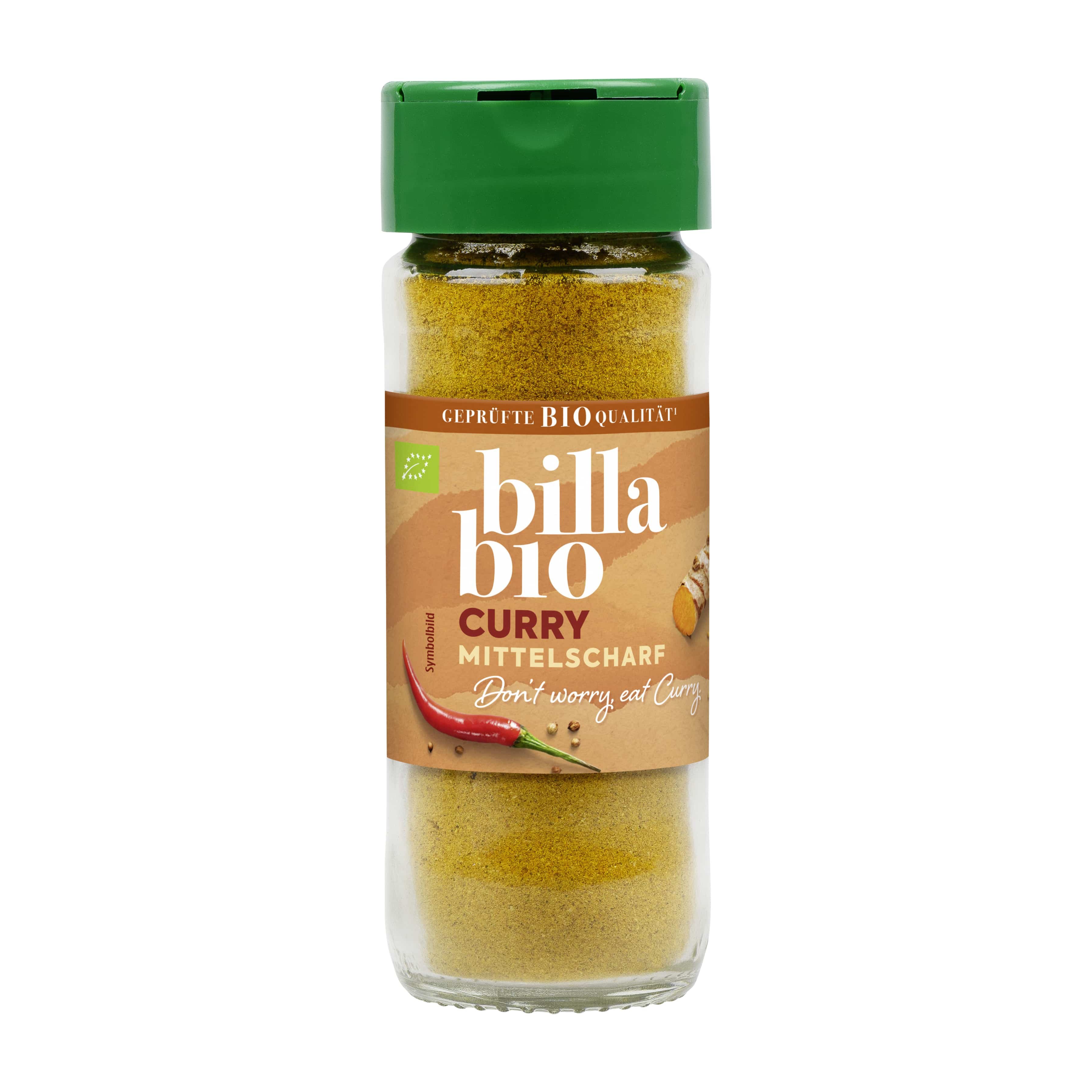 BILLA Bio Curry mittelscharf