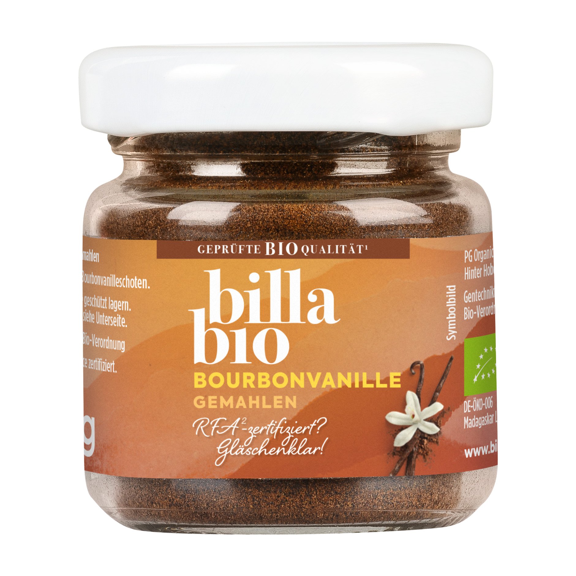 BILLA Bio Bourbon Vanille Gemahlen