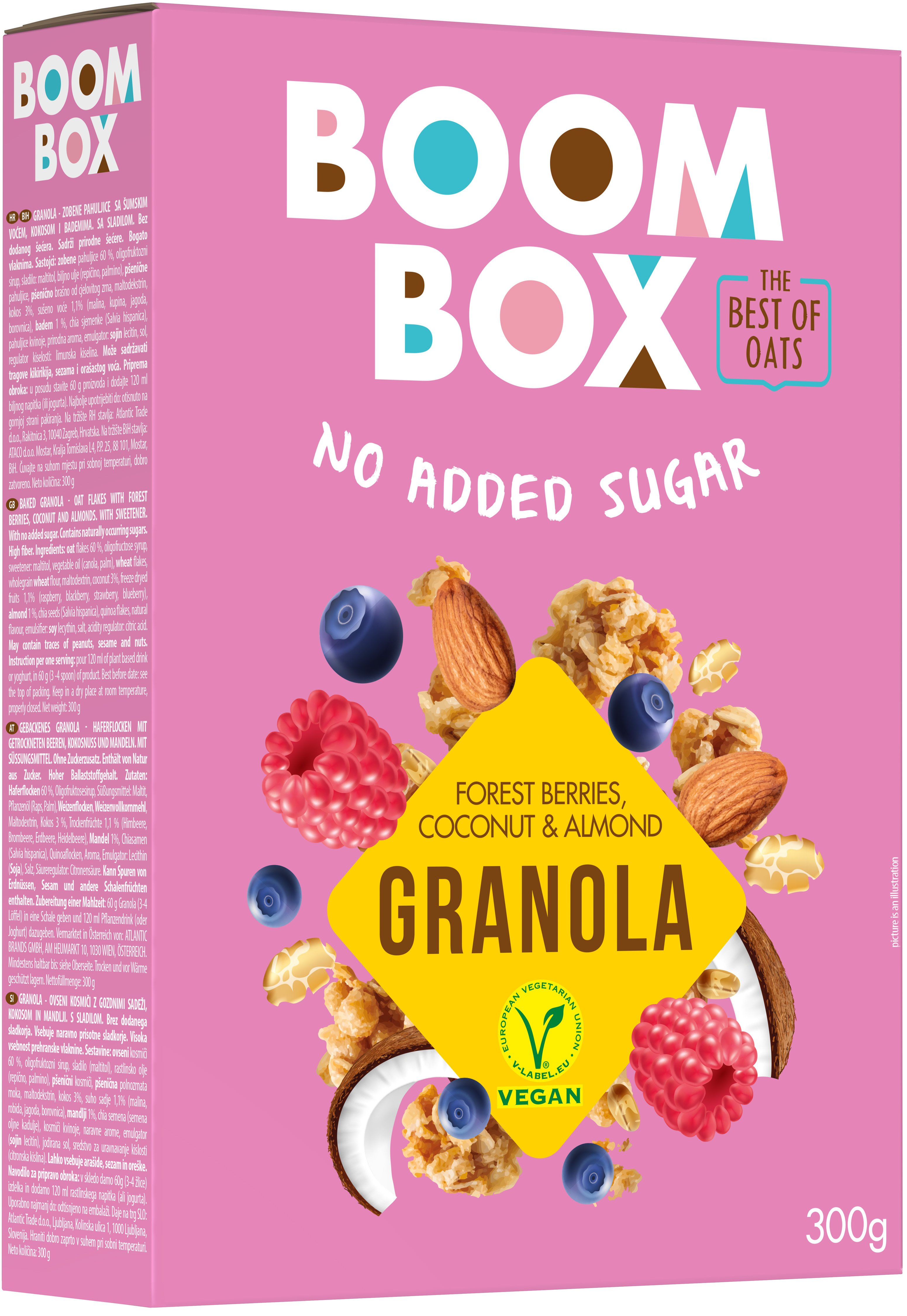 Boombox Granola Berries, Coconut & Almond