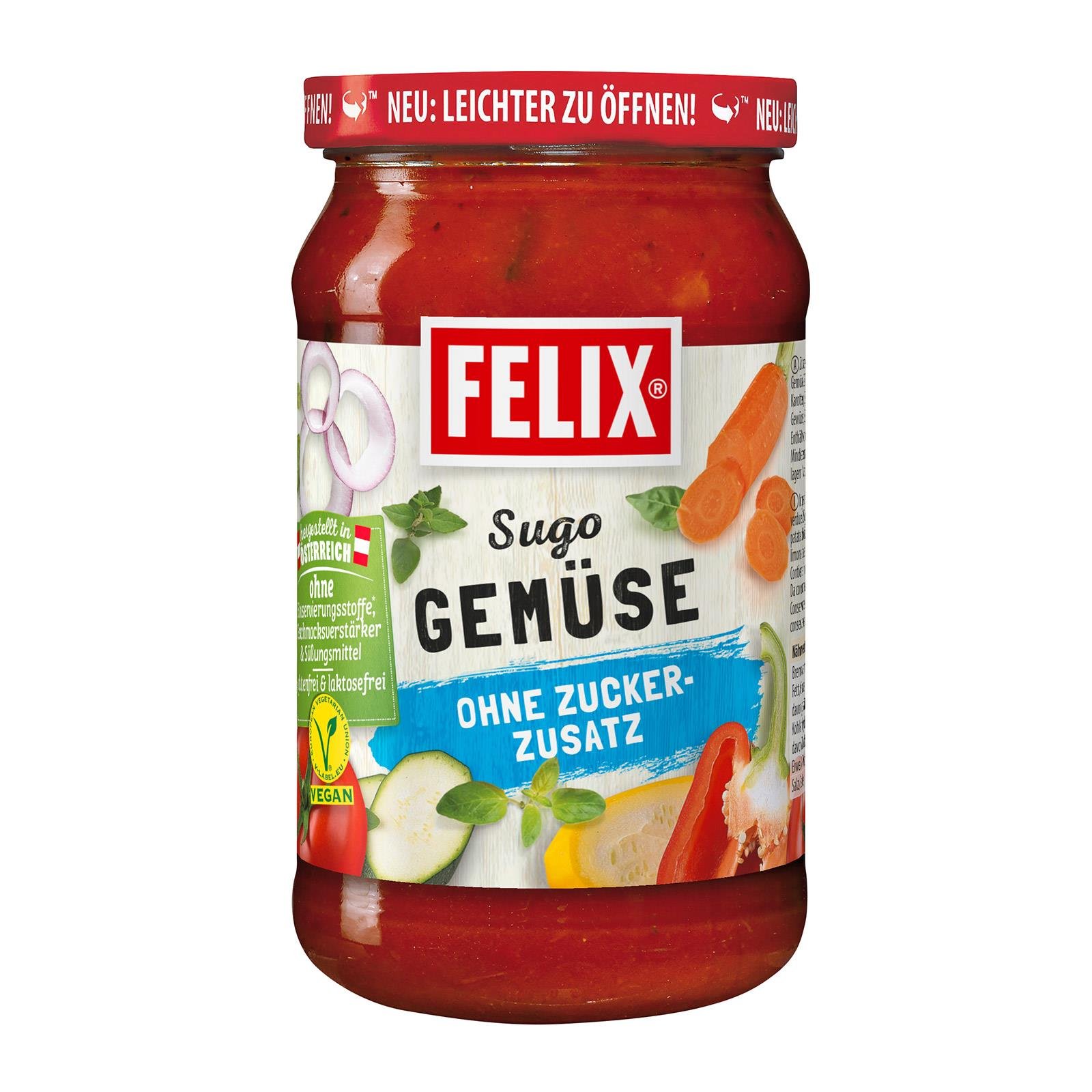 Felix Sugo Gemüse ohne Zuckerzusatz