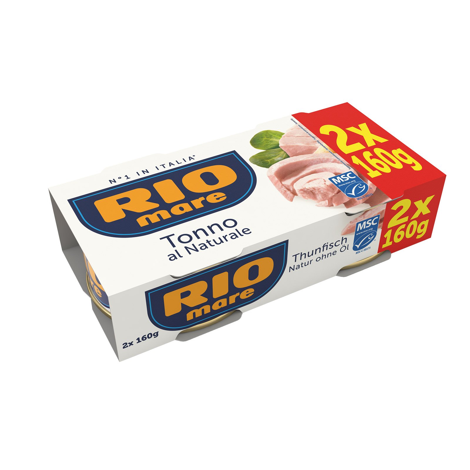 Rio Mare Thunfisch Natur ohne Öl 2x160g