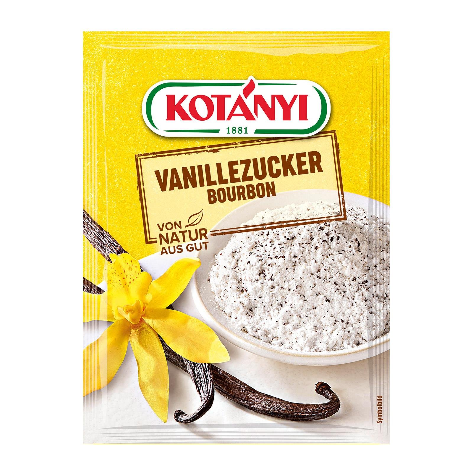 Kotányi Vanillezucker mit echter Bourbon Vanille
