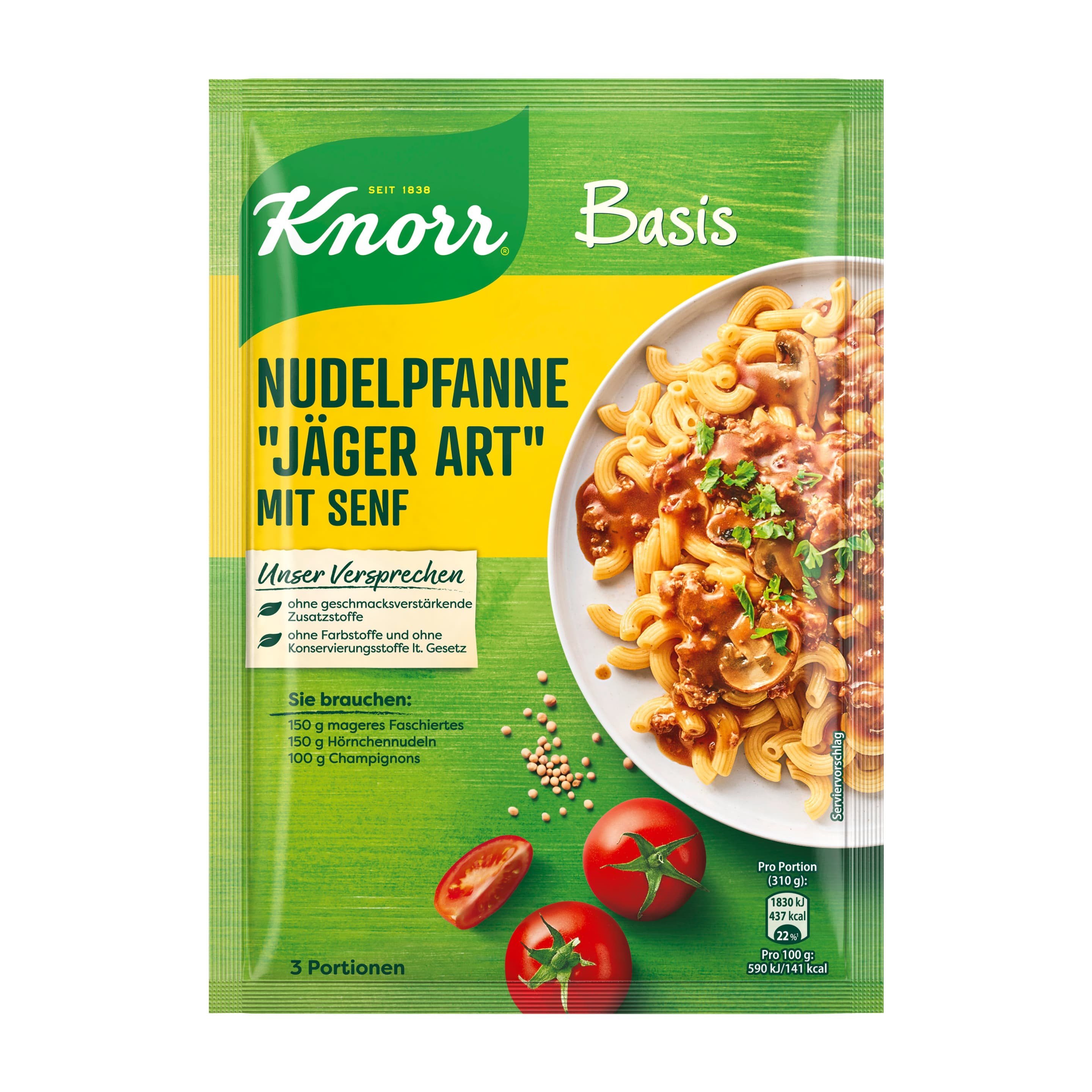 Knorr Basis für Nudelpfanne 'Jäger Art'