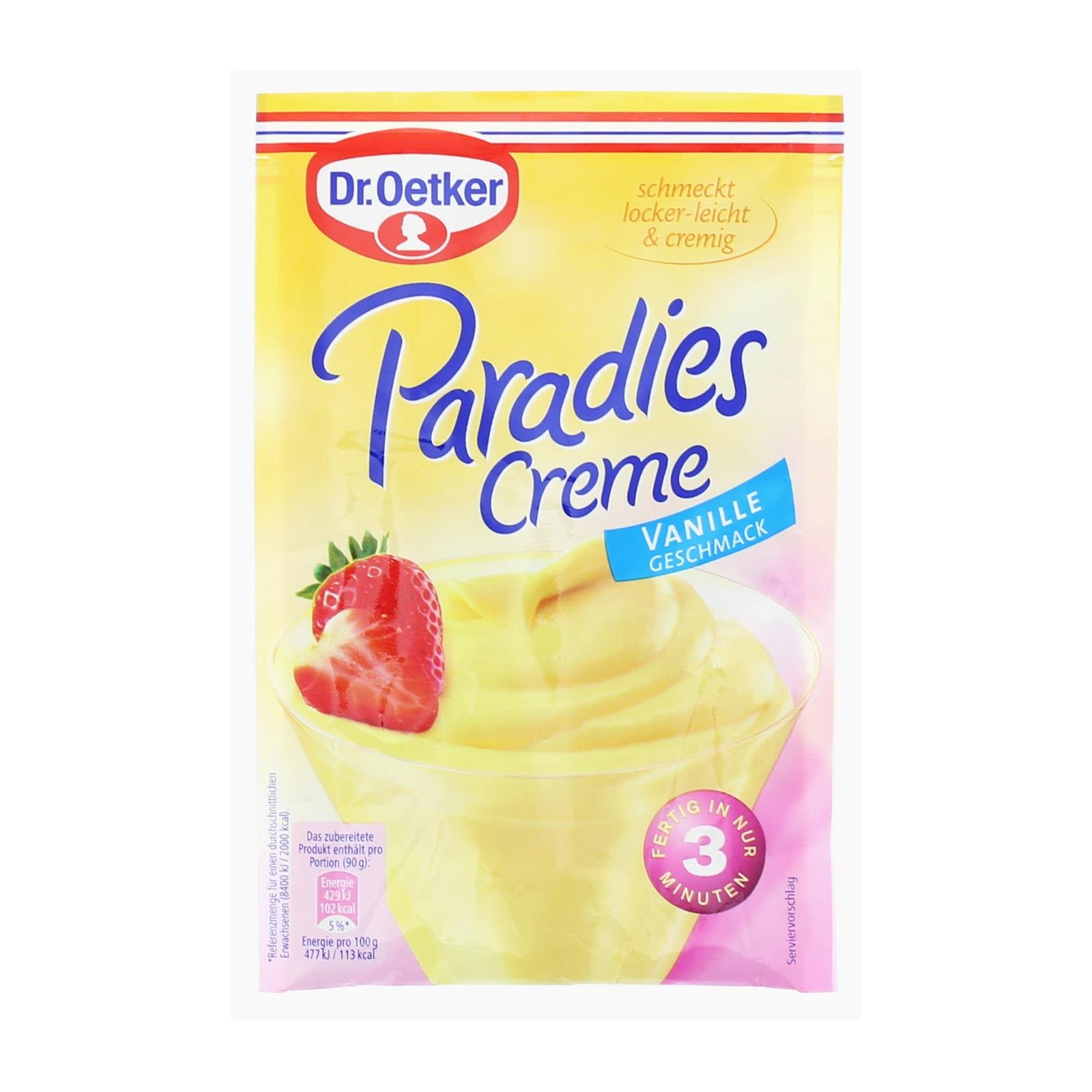 Dr. Oetker Paradiescreme Vanille