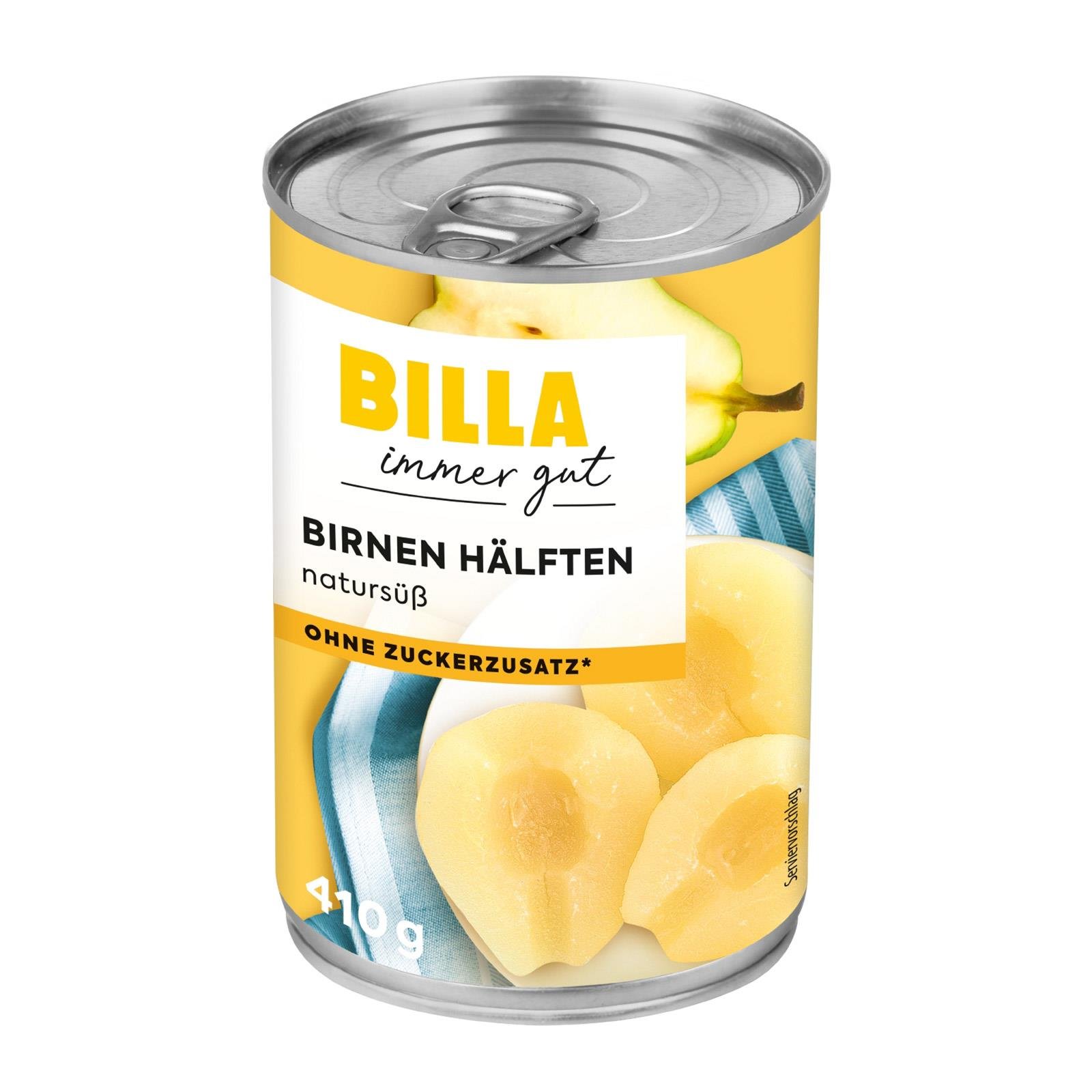 BILLA Birnen Hälften natursüß