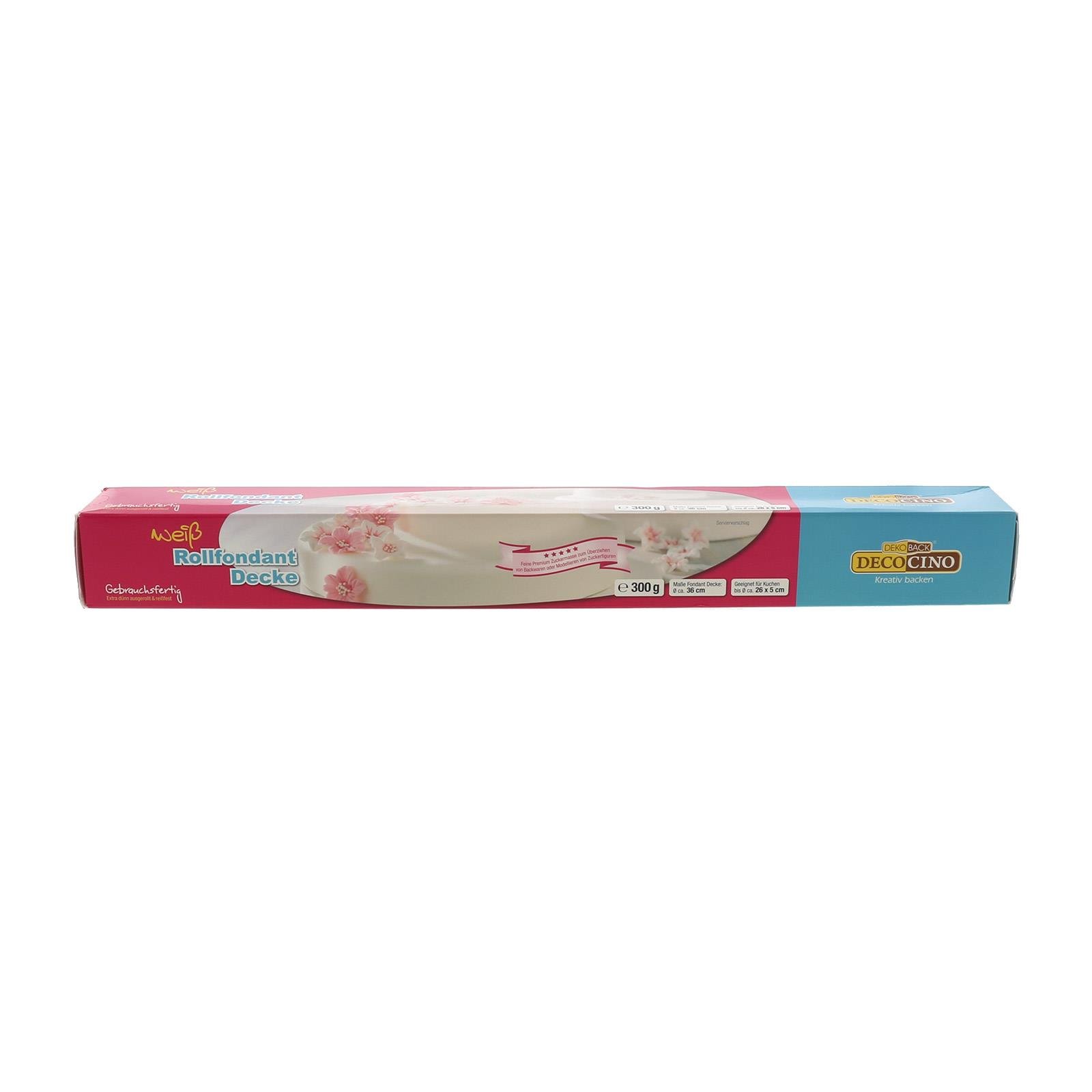 Decocino Rollfondant Decke weiß