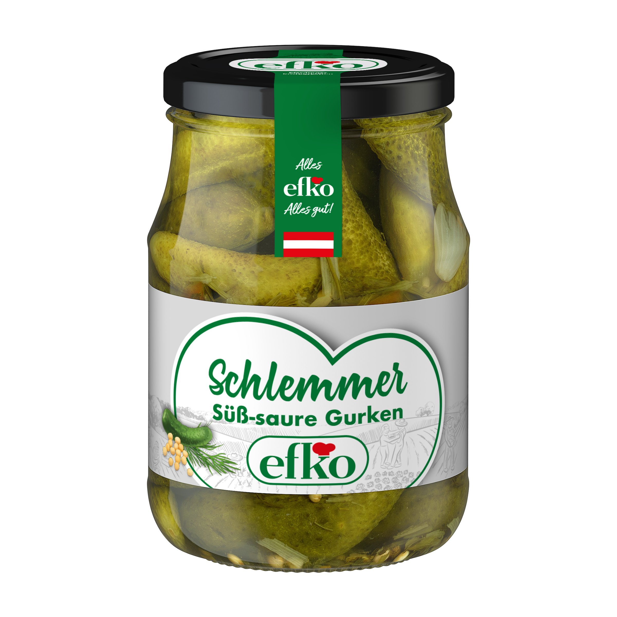 efko Schlemmergurken Süß-Sauer