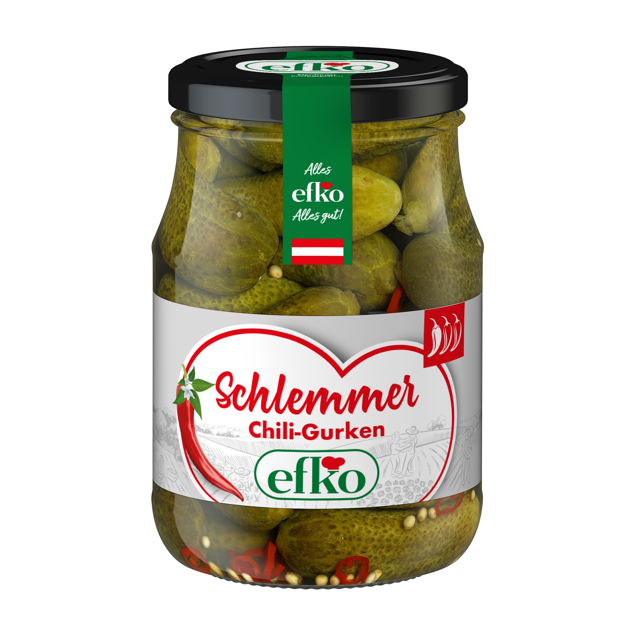 efko Schlemmergurken Scharfe Chili