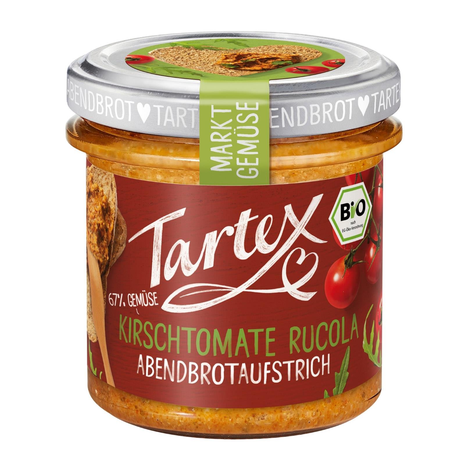 Tartex Kirschtomate & Rucola Aufstrich