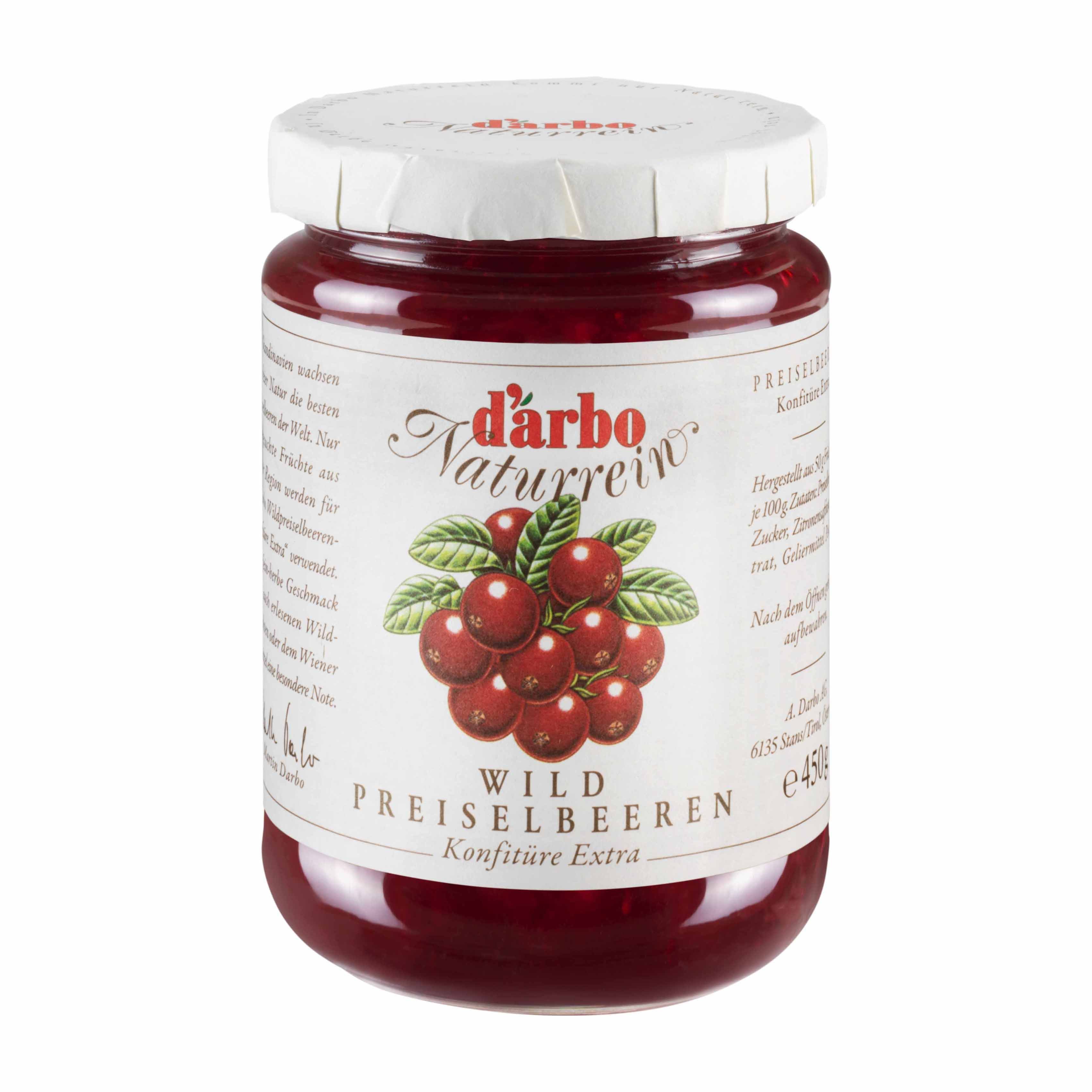 Darbo Preiselbeer Konfitüre