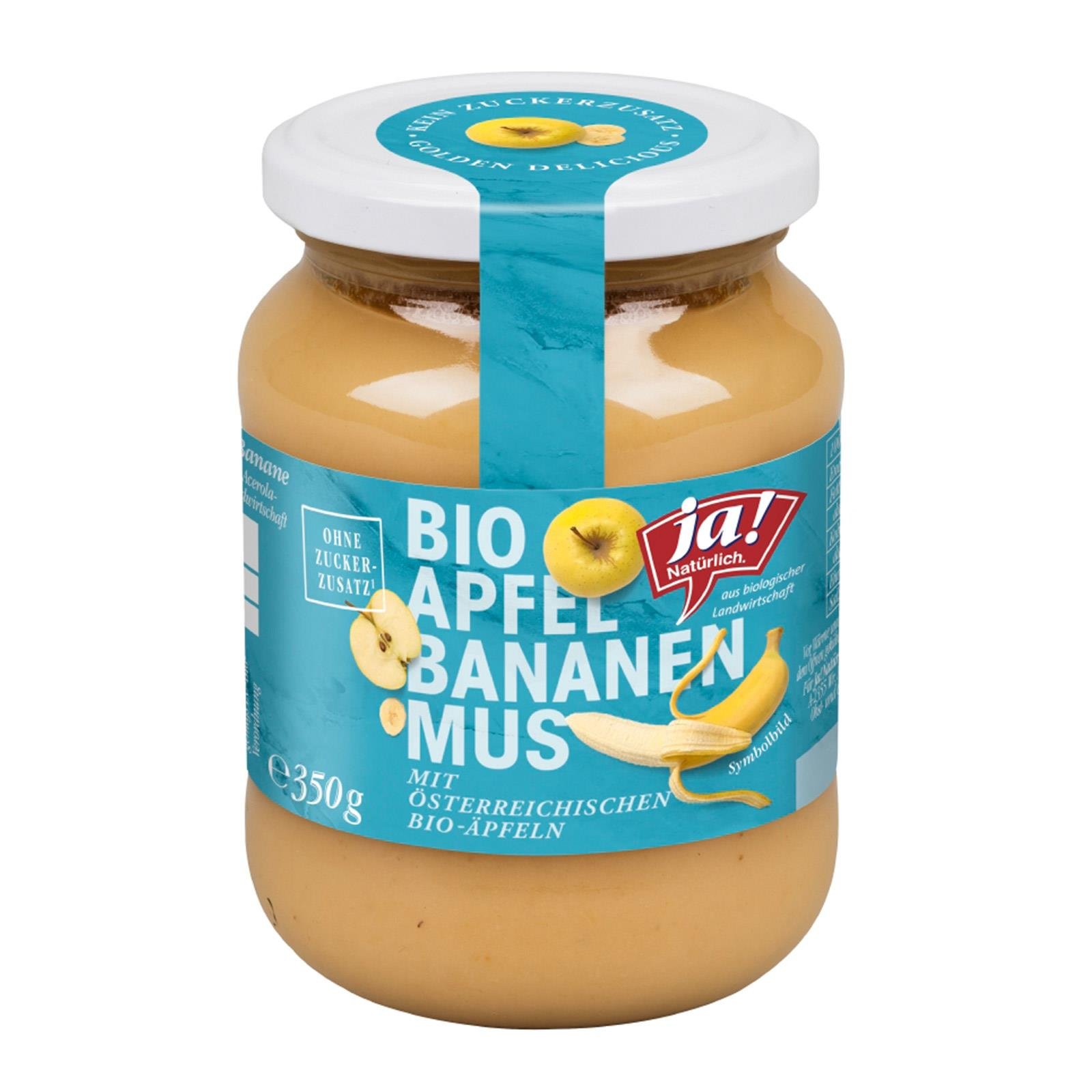 Ja! Natürlich Apfel-Bananenmus