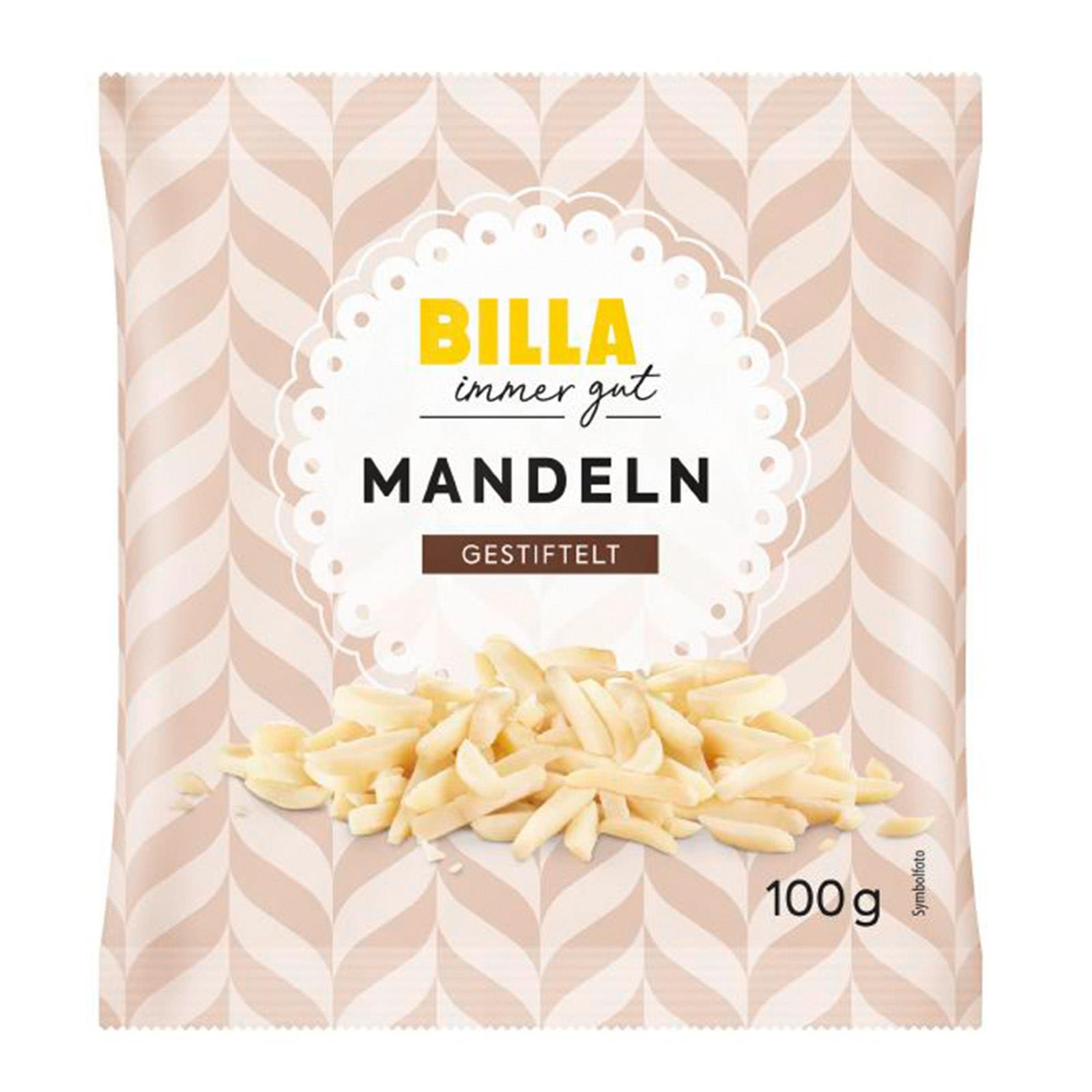 BILLA Mandeln gestiftelt