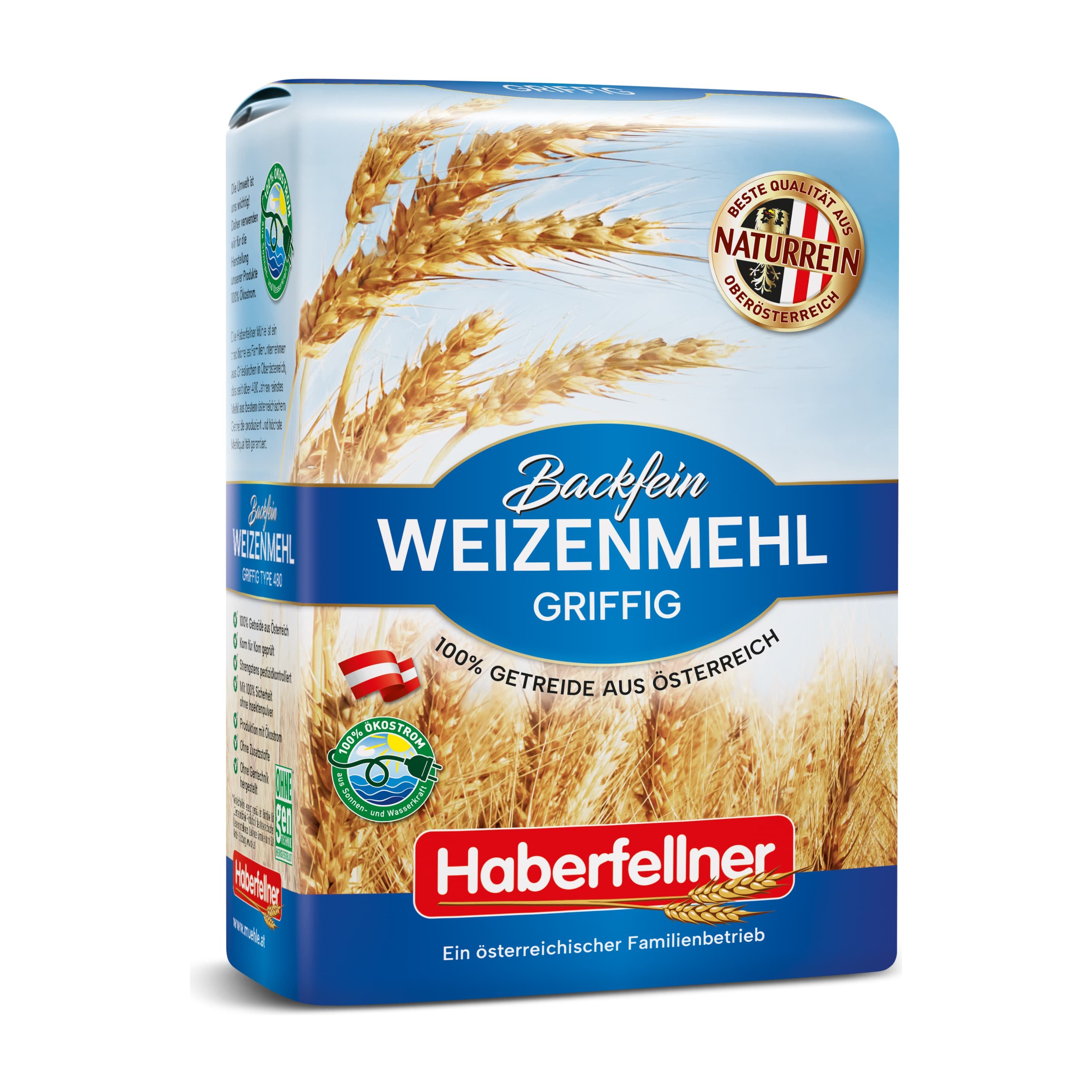 Haberfellner Backfein Weizenmehl Griffig