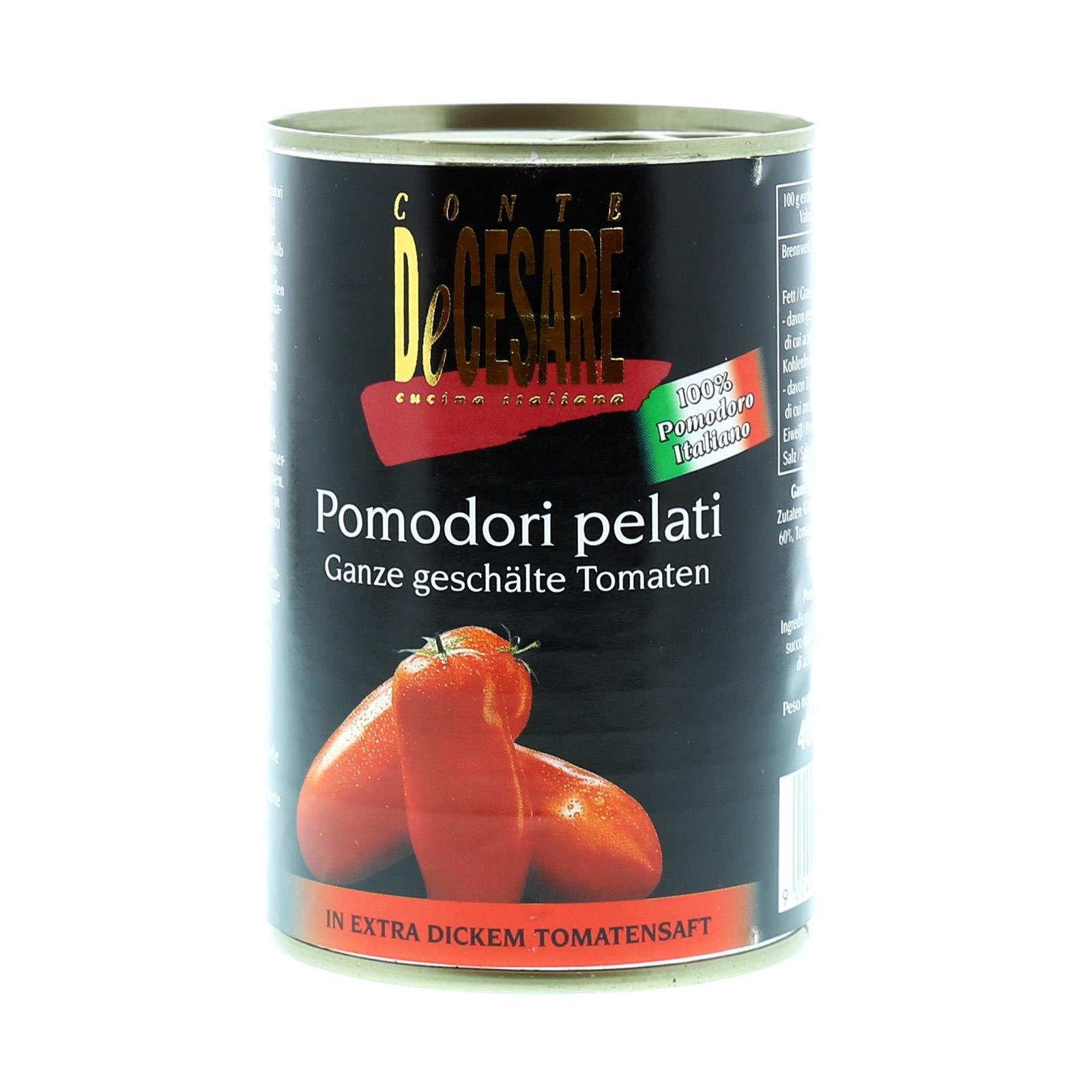Conte DeCesare Ganze Geschälte Tomaten