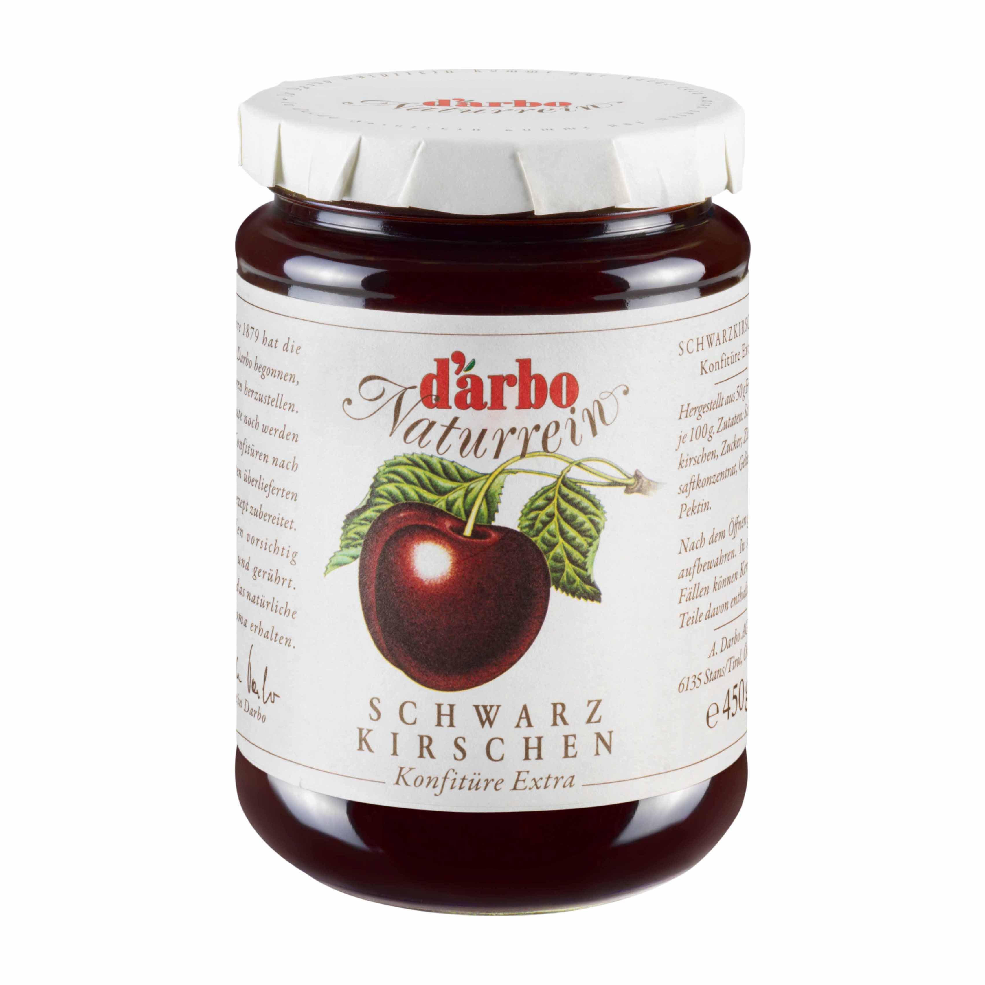 Darbo Schwarzkirschen Konfitüre