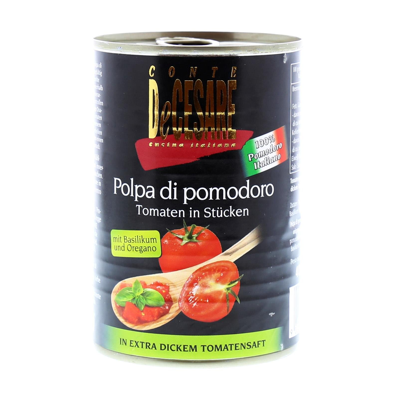 Conte DeCesare Pizza-Tomaten gewürfelt