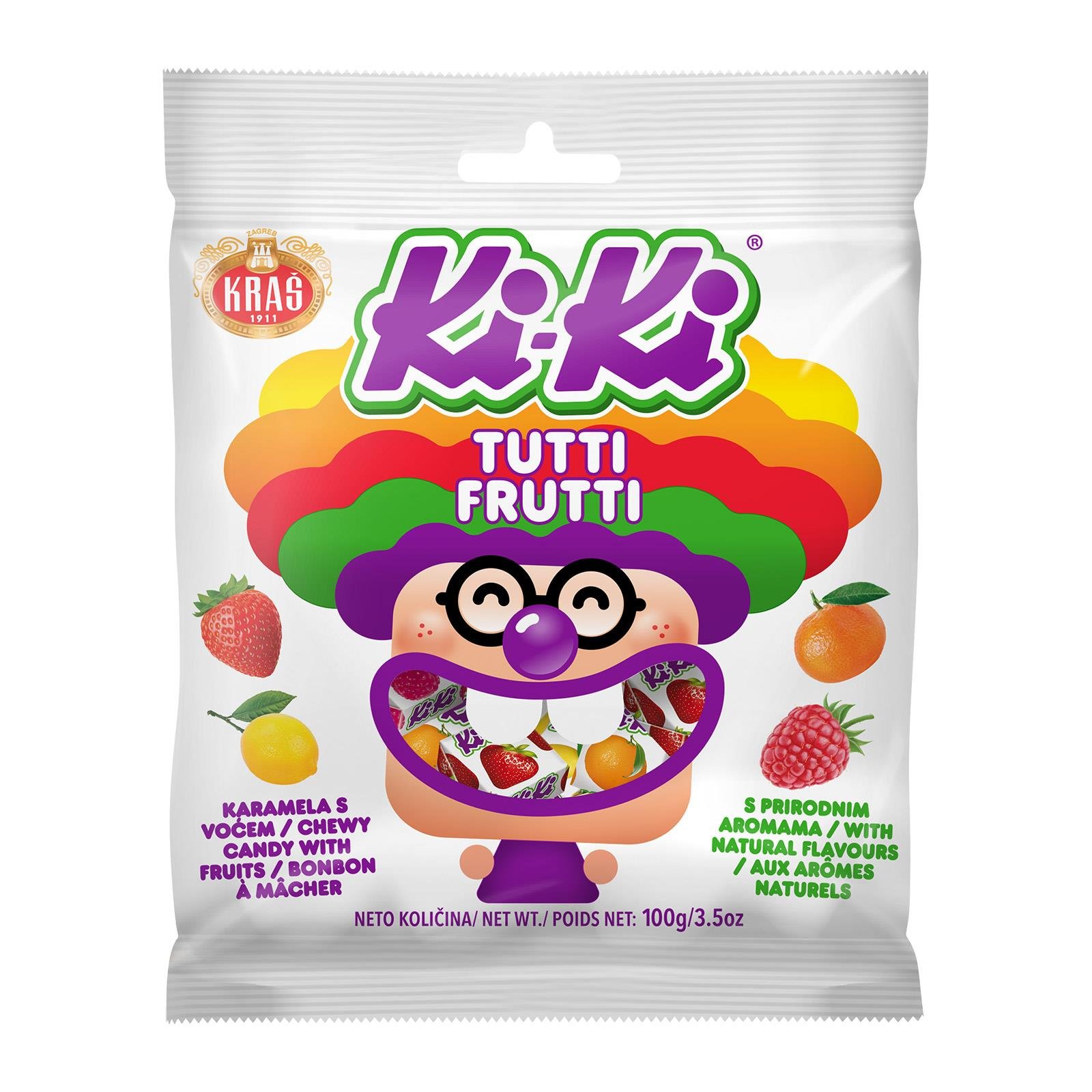 Kras Kiki Kaubonbons Tutti Frutti