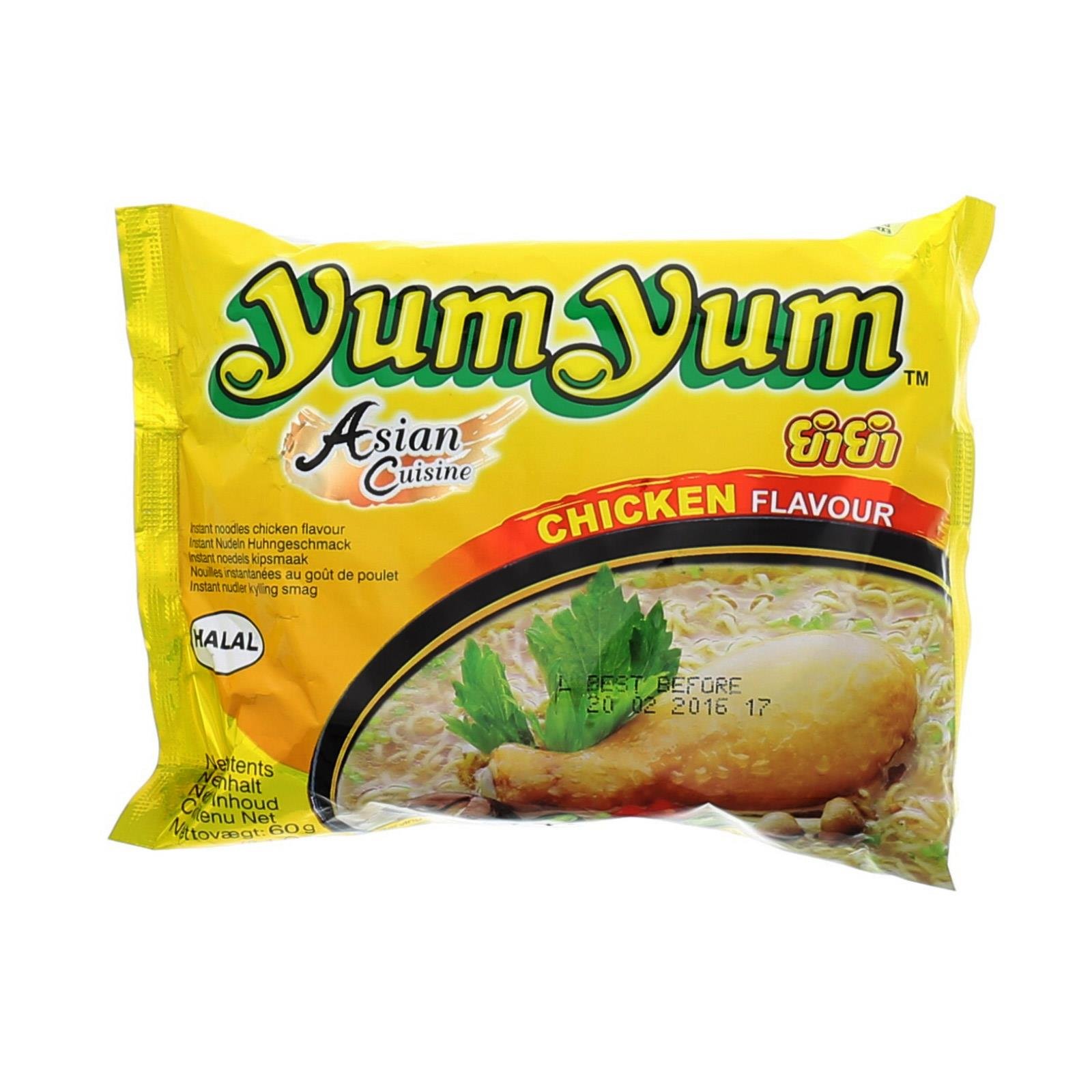 Yum Yum Instant Noodles Huhn